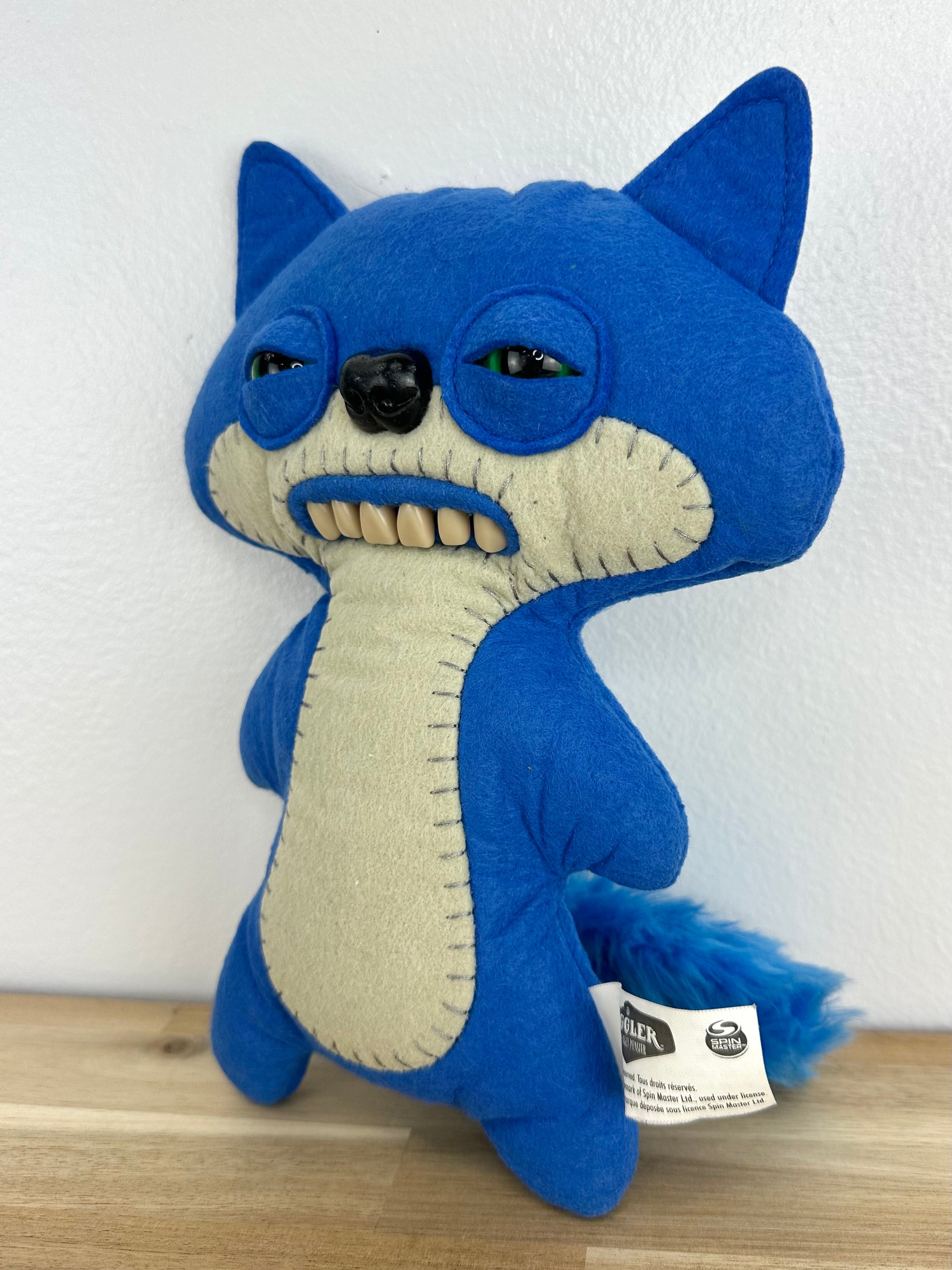 RETIRED * Fuggler Blue Suspicious Fox • Spin Master • MINT Condition • No Box