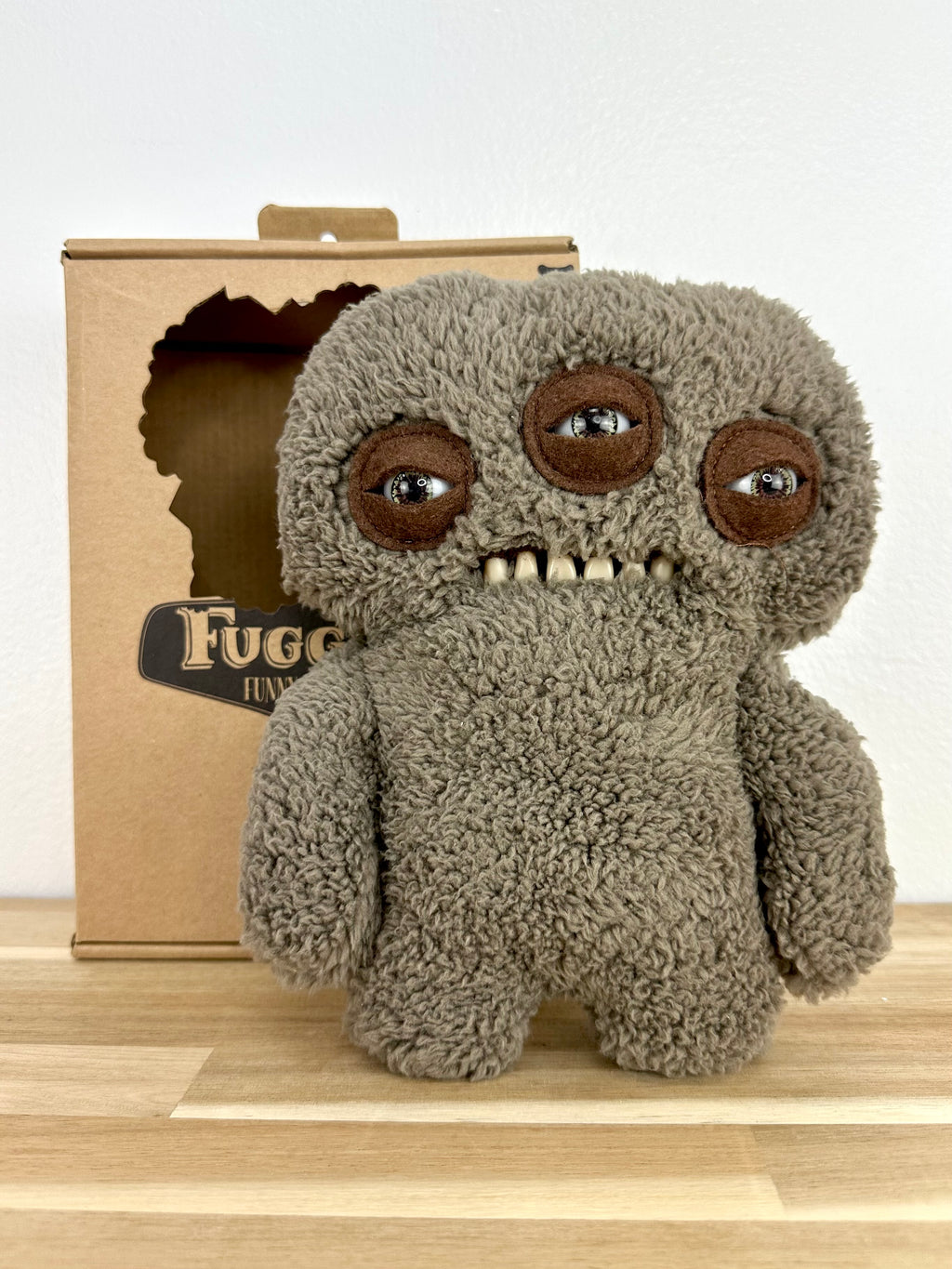 Annoyed Alien Fuggler • Fuzzy Grey/Brown • Addo Release • NEW in Open Box