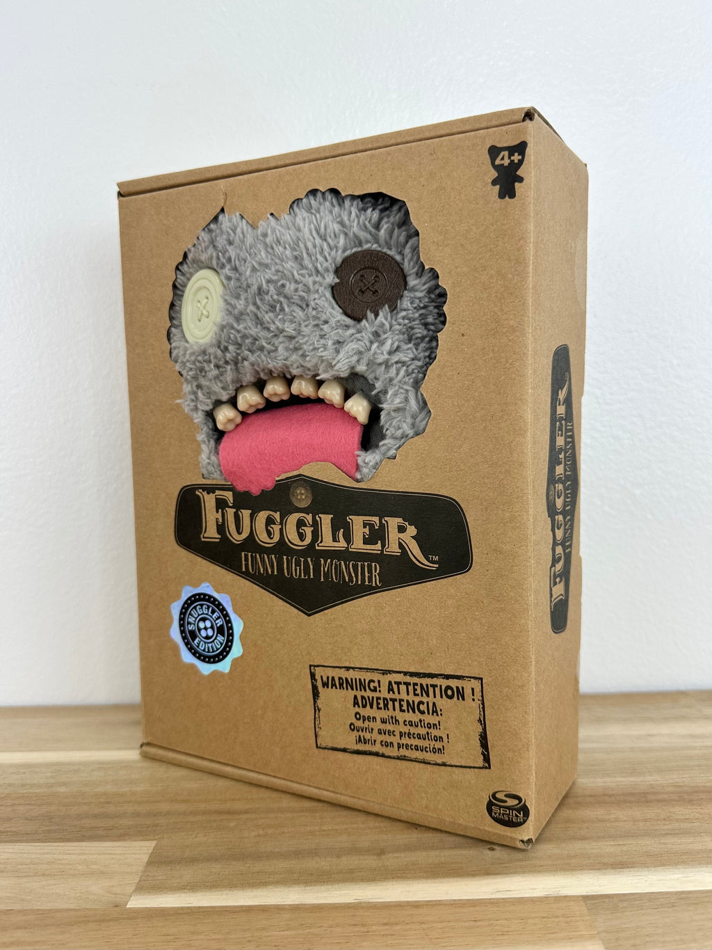 NEW • Oogah Boogah Fuggler • Fuzzy Grey • Snuggler Edition • Addo • UK Exclusive • New in Box