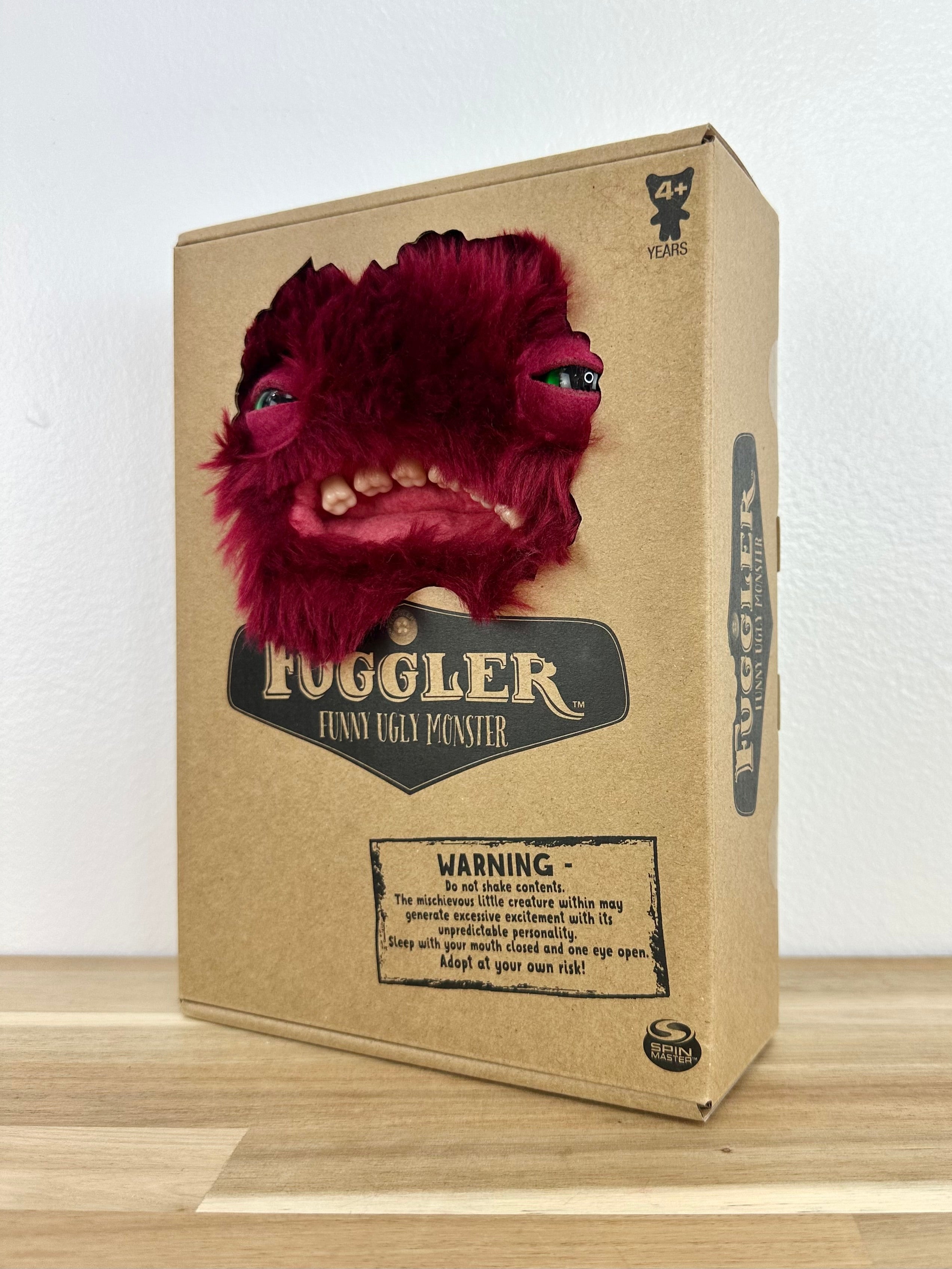 RARE * Fuggler Wide Eyed Weirdo • Burgundy • Spin Master Original • New in SEALED Box