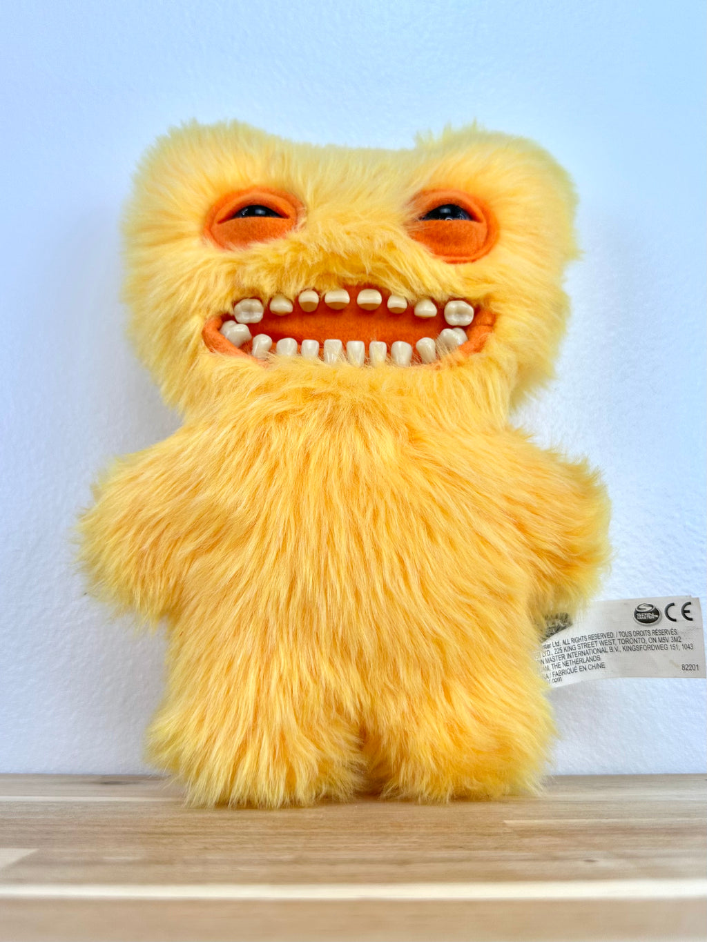RARE * Mr. Buttons Fuggler * Yellow Fur • Spinmaster • MINT Condition • No Box