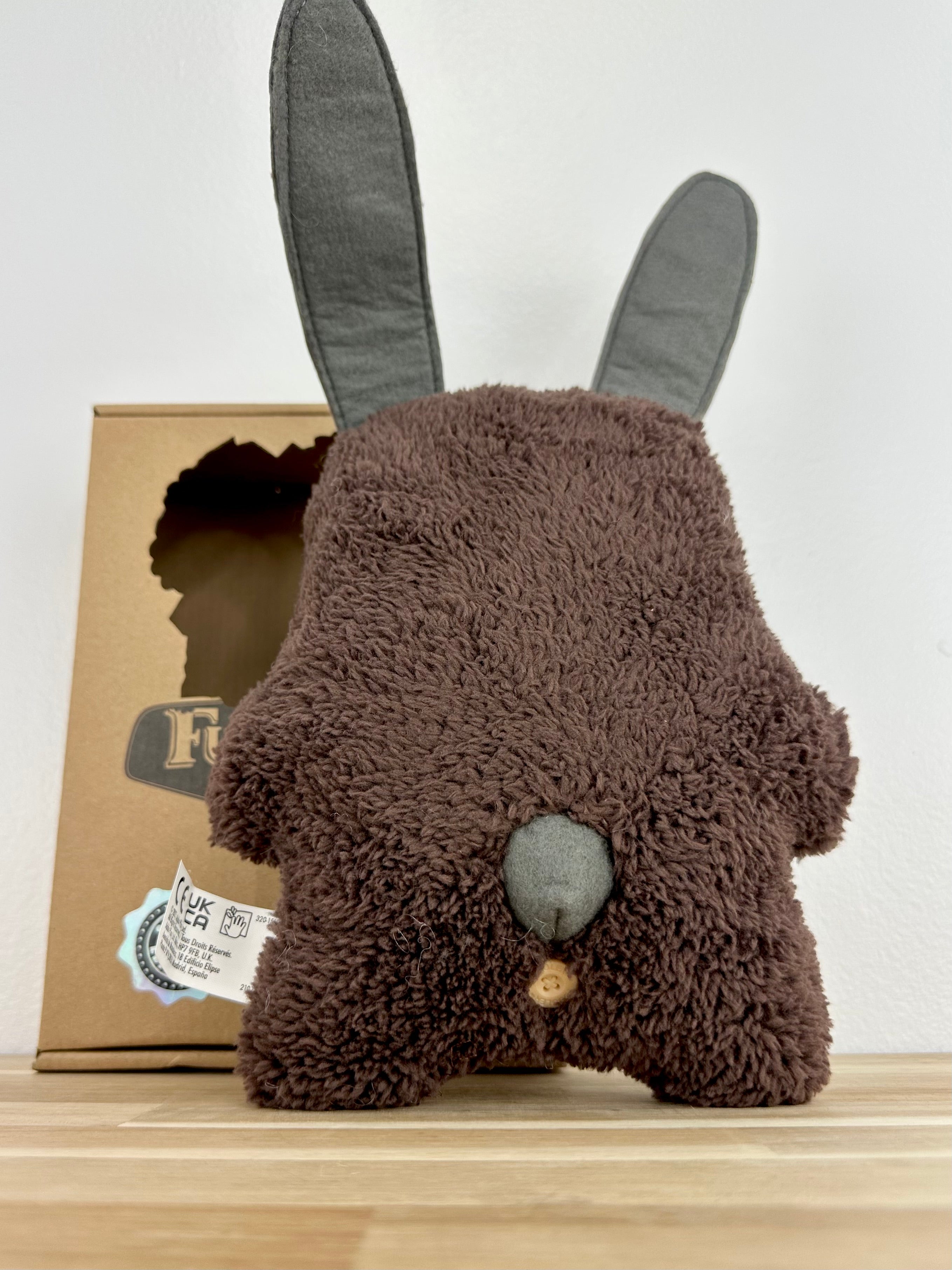 Rabid Rabbit Fuggler • Fuzzy Brown • Snuggler Edition • Addo • UK Exclusive • NEW in Open Box