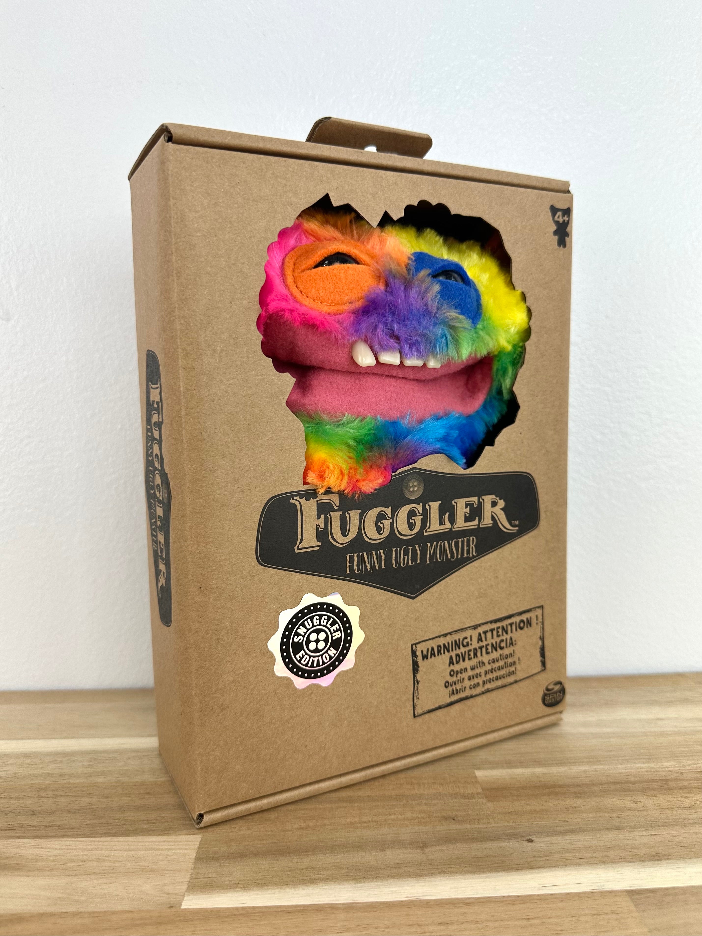 NEW • Grin Grin Fuggler • Fuzzy Rainbow • Snuggler Edition • Addo • UK Exclusive • New in Box