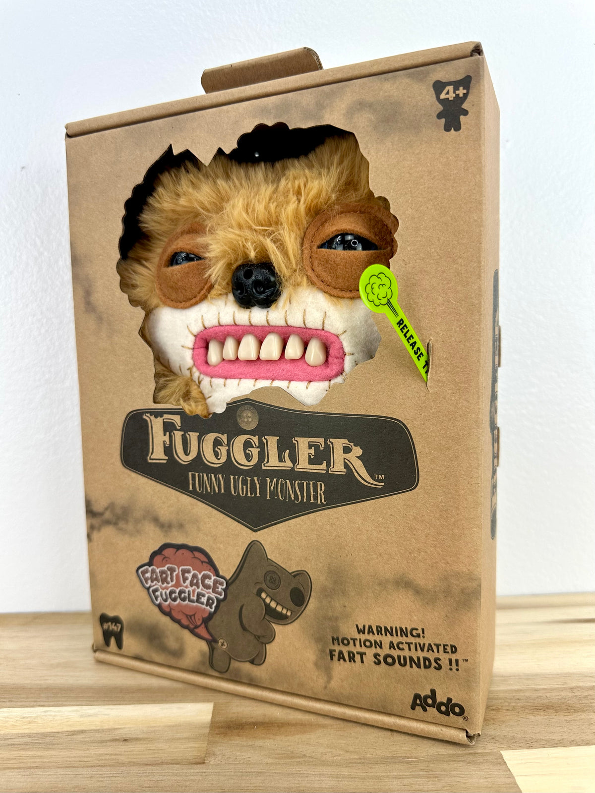 Sketchy Squirrel Fuggler - Fart Face - Addo - Rare - Mint Condition - Sealed Box