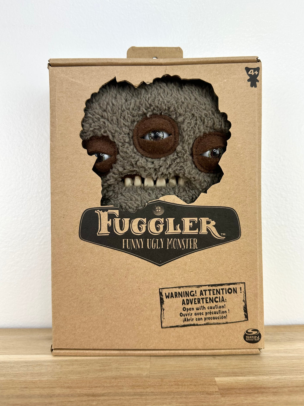Annoyed Alien Fuggler • Fuzzy Grey/Brown • Addo Release • NEW in Open Box