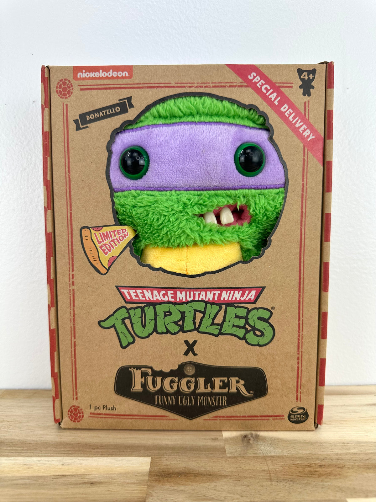 TMNT Donatello - Fuzzy Green - Misfit Fuggler - Addo + Nickelodeon - Sealed Box