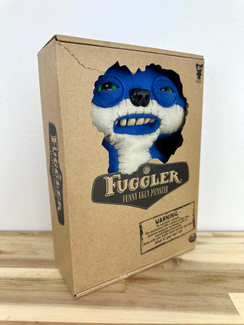 Suspicious Fox Fuggler -Blue Felt - Rare - Mint Condition - Sealed Box