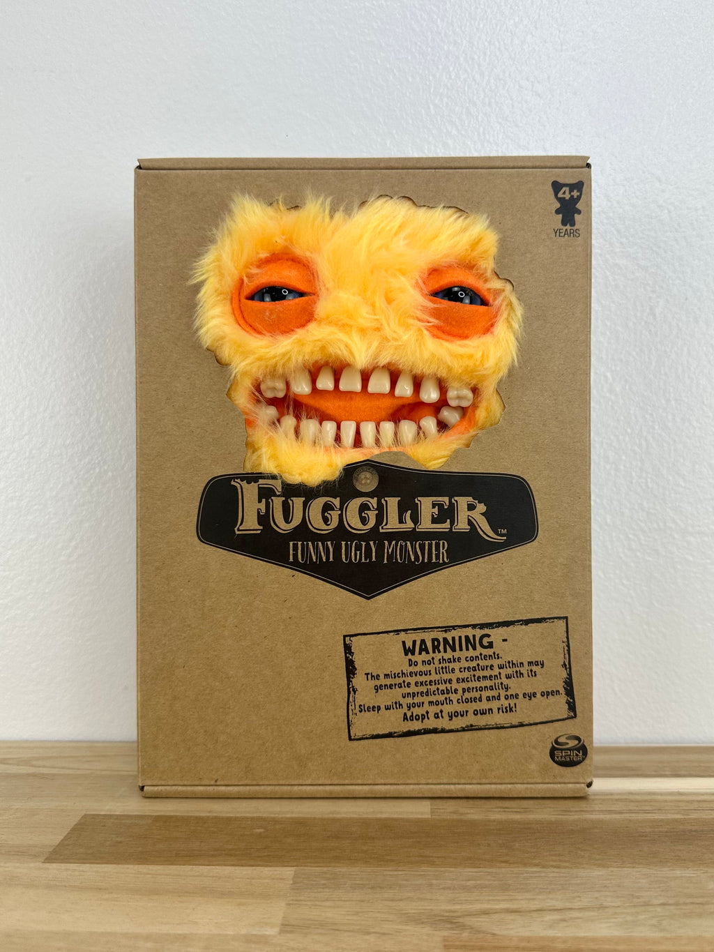 NEW • Fuggler Mr. Buttons • Yellow Fur • Spin Master • NEW Condition • Open Box