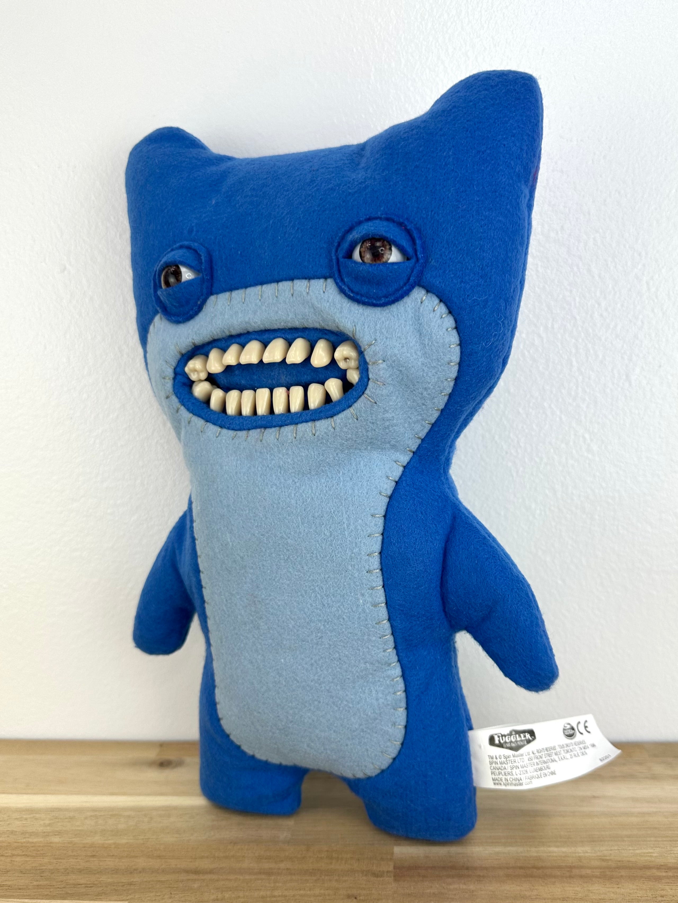 RETIRED * Fuggler Blue Awkward Bear • Spin Master • MINT Condition • No Box