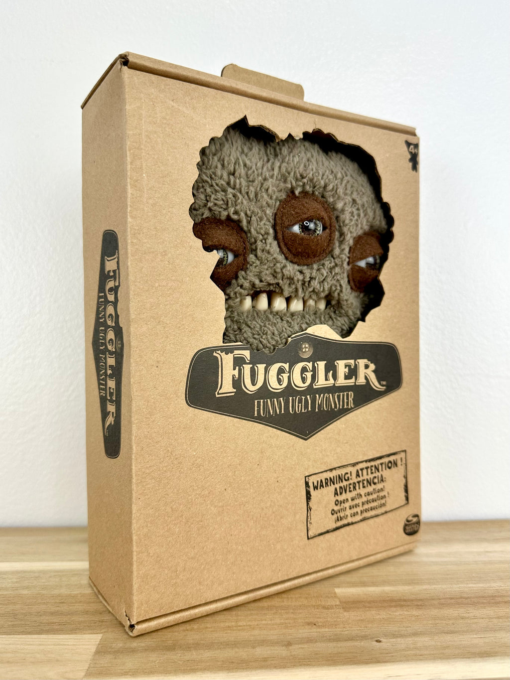 Annoyed Alien Fuggler • Fuzzy Grey/Brown • Addo Release • NEW in Open Box