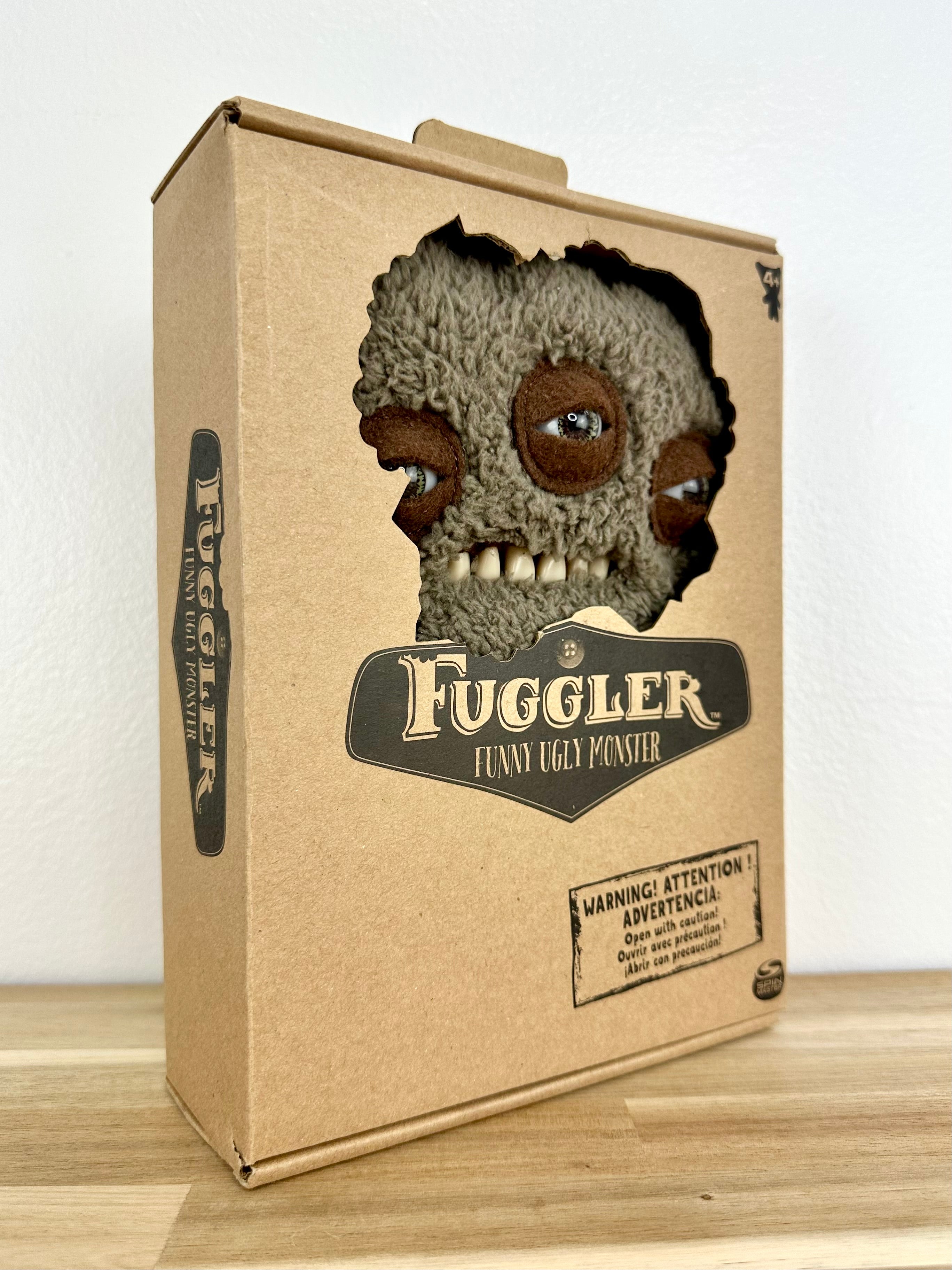 Annoyed Alien Fuggler • Fuzzy Grey/Brown • Addo Release • NEW in Open Box