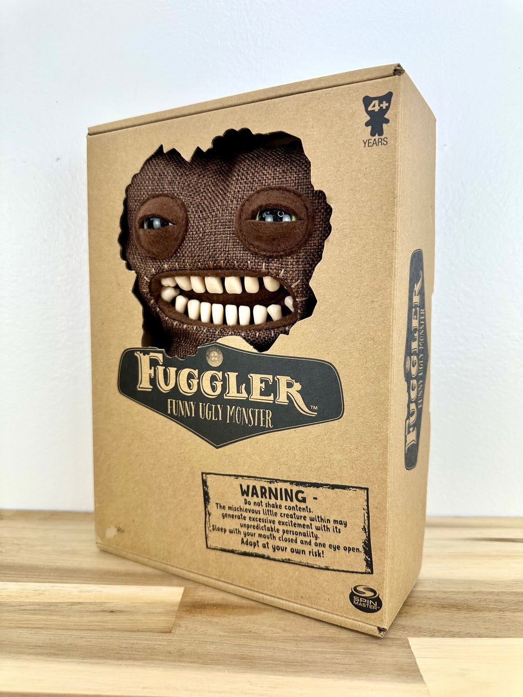 Mr. Buttons Chase Fuggler - Brown Burlap - Spin Master - Grail - Open Box With Certificate