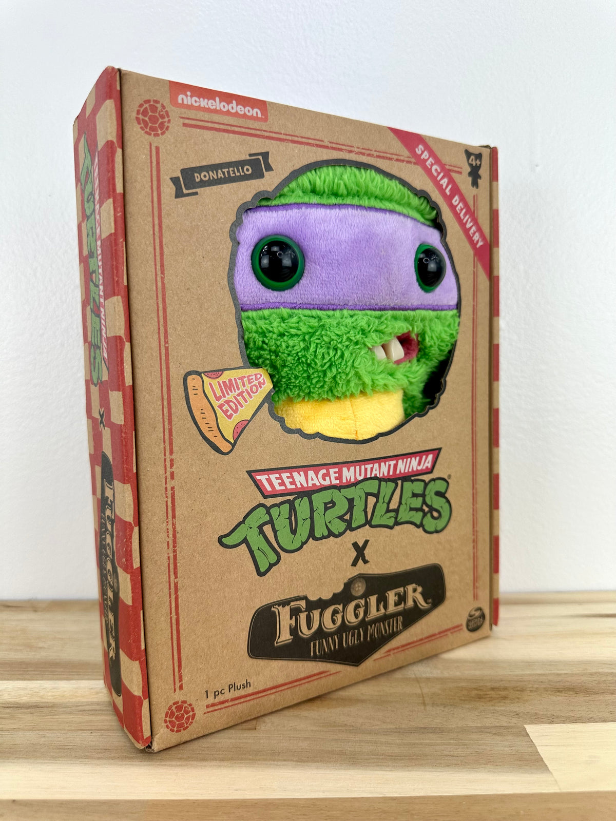 TMNT Donatello - Fuzzy Green - Misfit Fuggler - Addo + Nickelodeon - Sealed Box