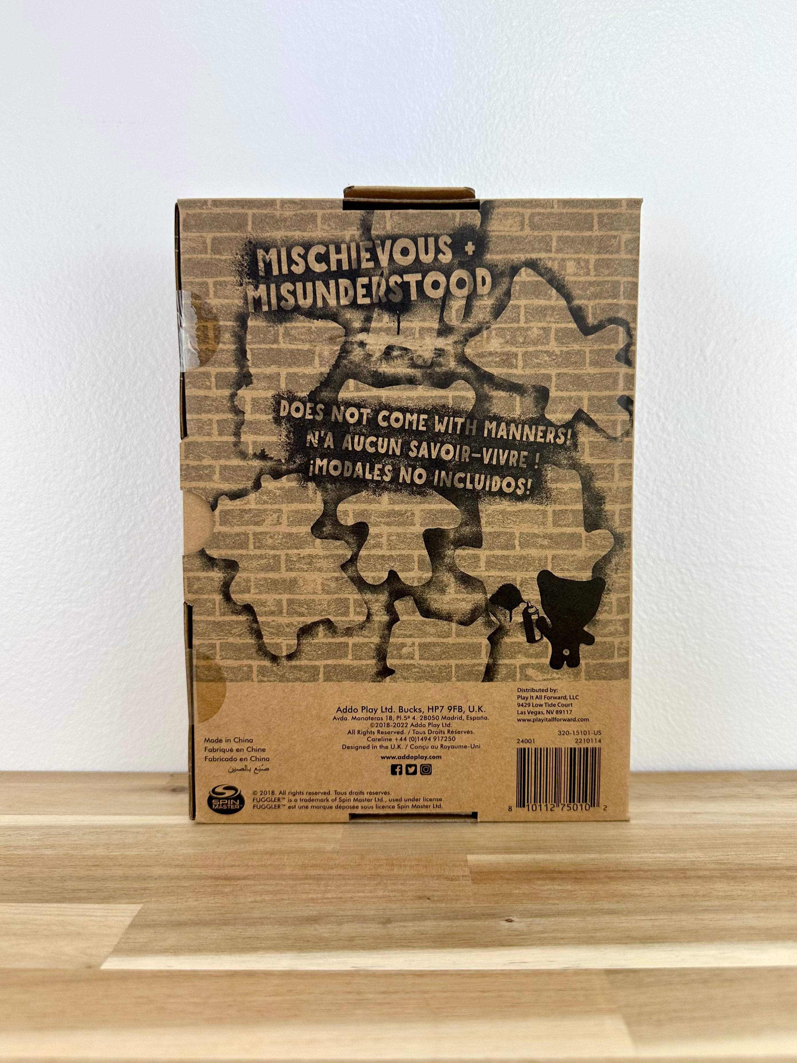 NEW • Rabid Rabbit Fuggler • Fuzzy Brown • Snuggler Edition • Addo • UK Exclusive • SEALED Box