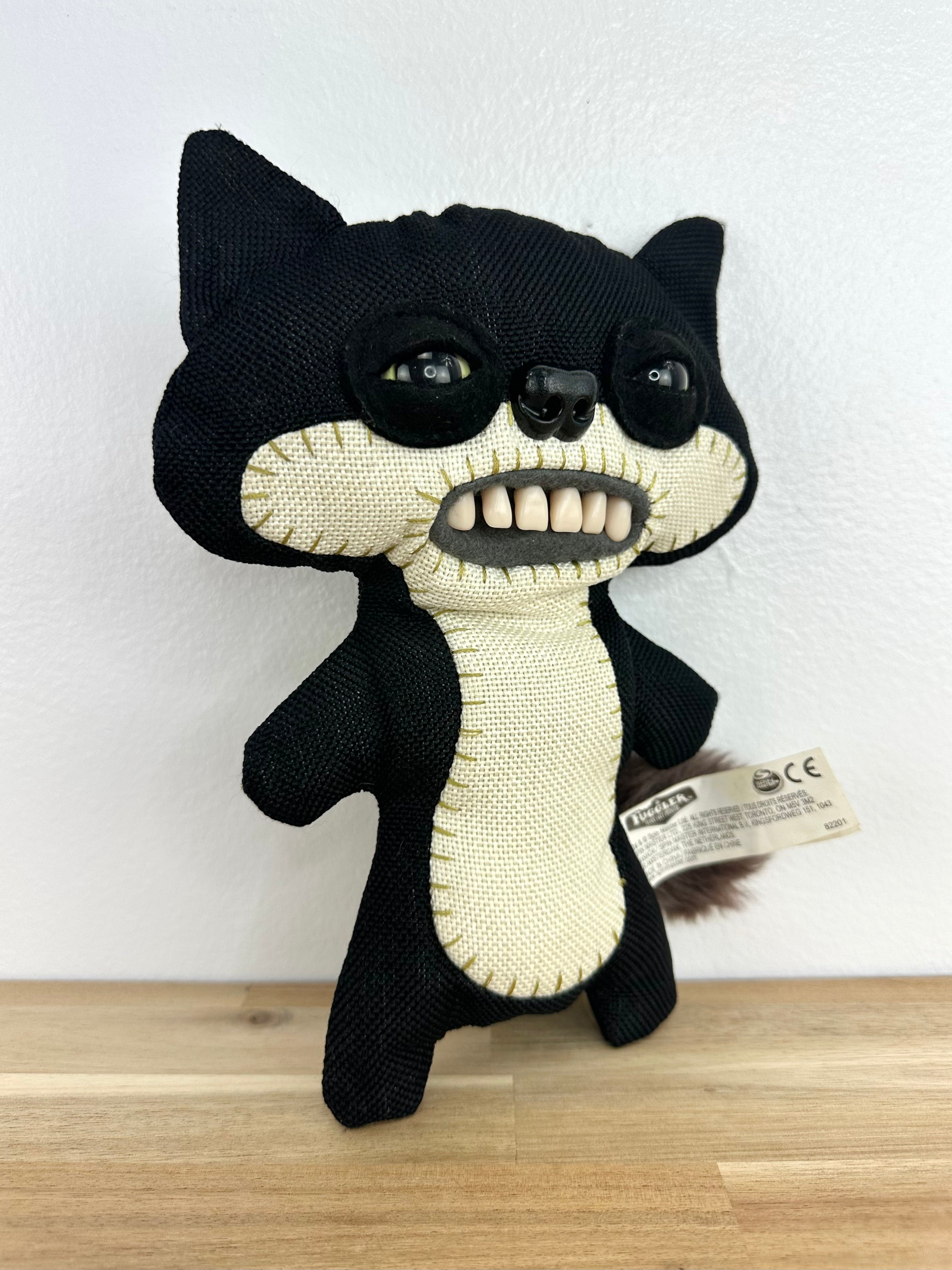 RARE * Fuggler Suspicious Fox Chase • Black Burlap• Spin Master • Excellent Condition • No Box