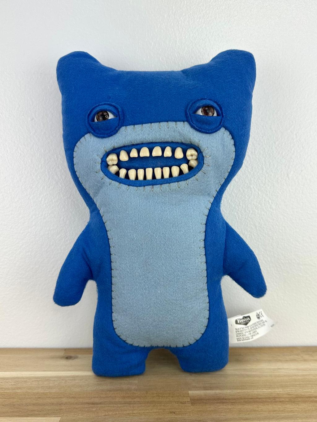 RETIRED * Fuggler Blue Awkward Bear • Spin Master • MINT Condition • No Box