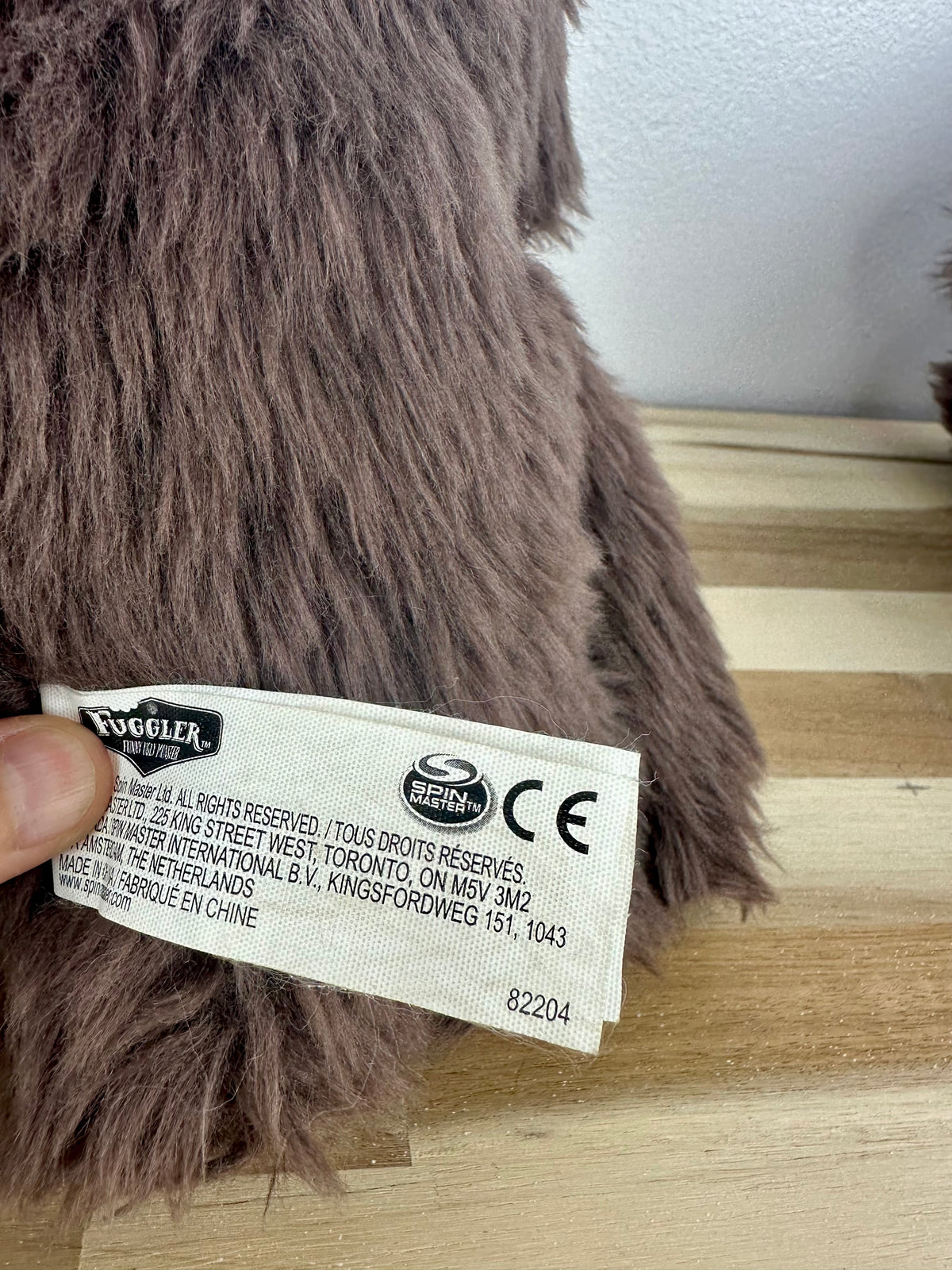 Squidge Fuggler - Brown Fur - Spin Master - Very Rare - Excellent Condition - No Box