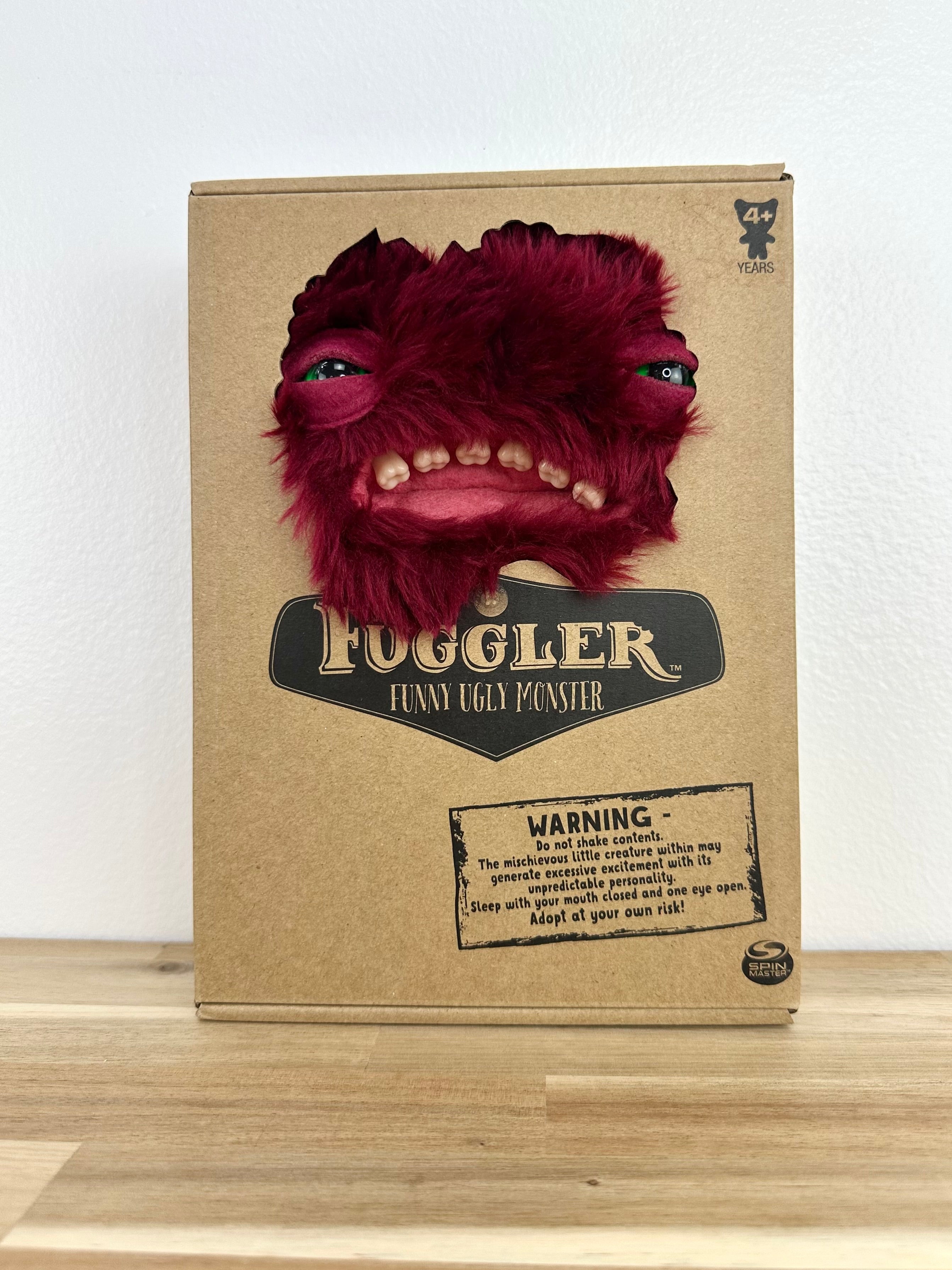 RARE * Fuggler Wide Eyed Weirdo • Burgundy • Spin Master Original • New in SEALED Box