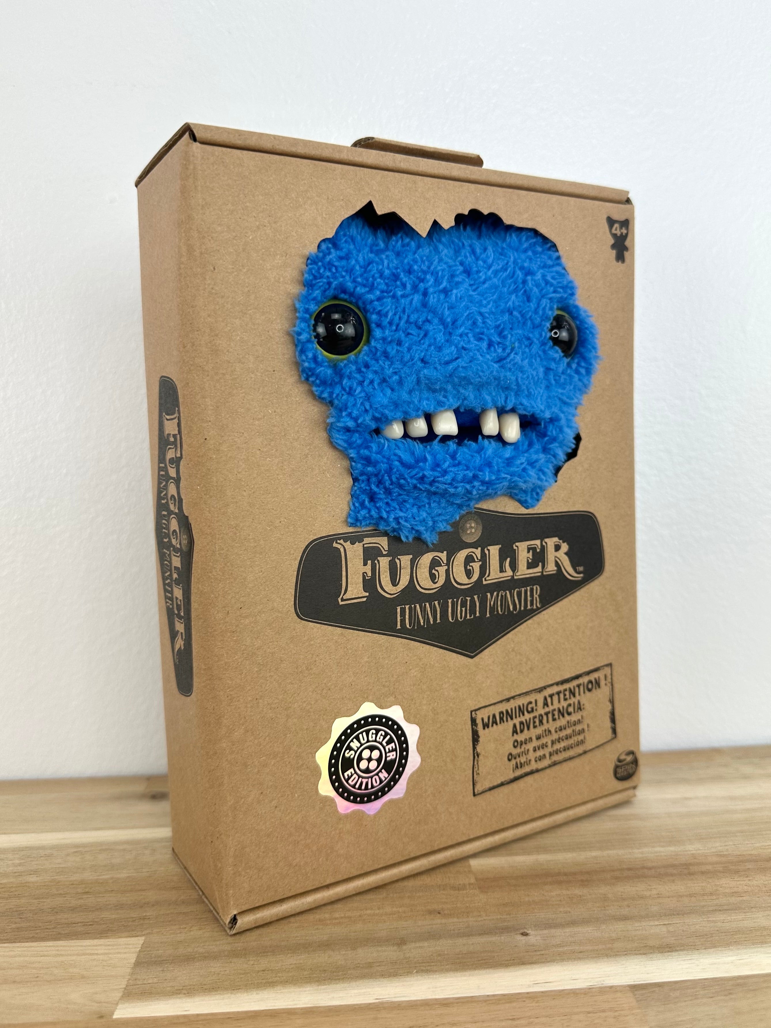 NEW • Gaptooth McGoo Fuggler • Fuzzy Blue • Snuggler Edition • Addo • UK Exclusive • SEALED Box