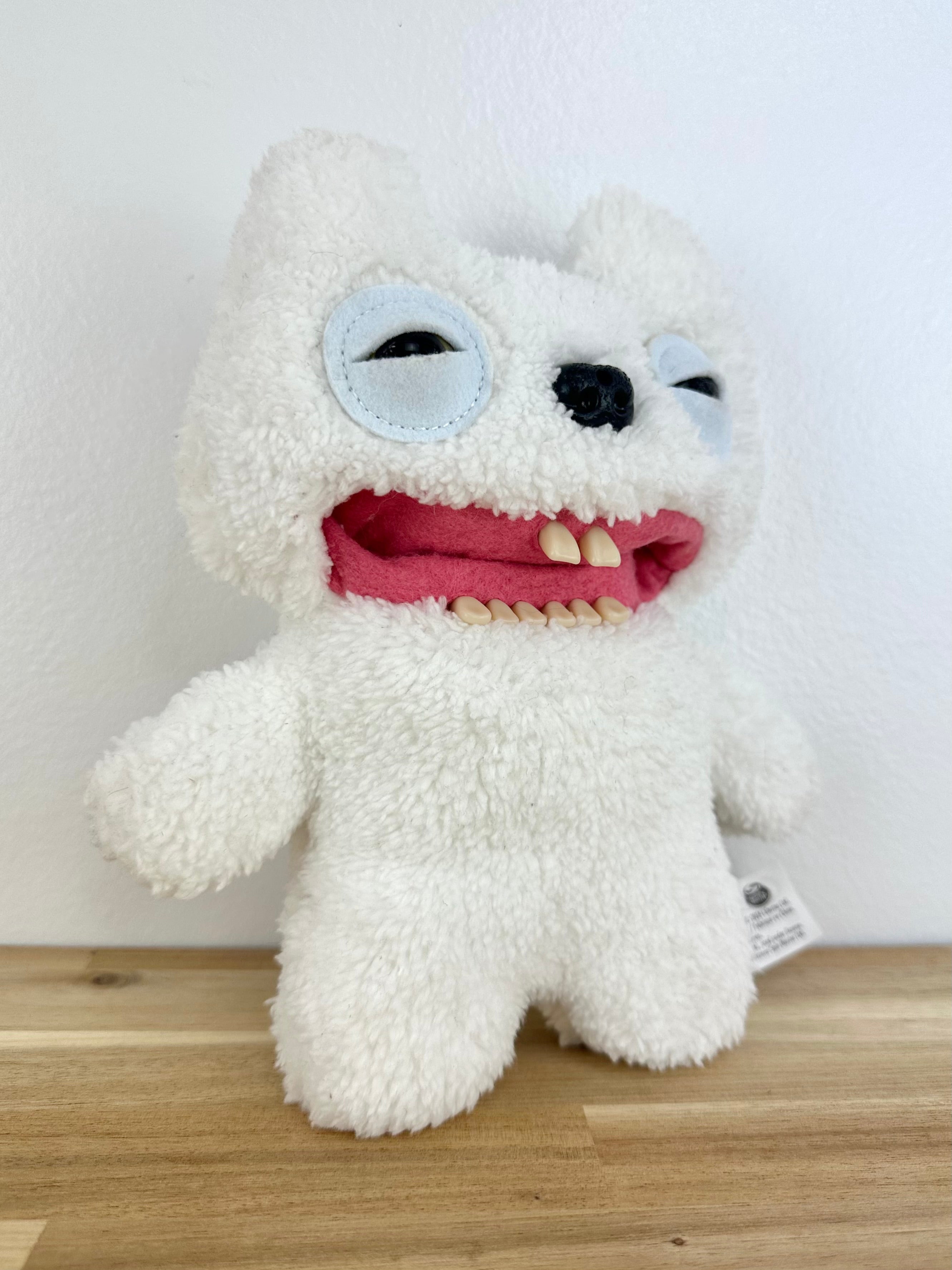 *RARE* Fuggler Stinkface • Fart Face • Addo • White Plush • MINT Condition • No Box