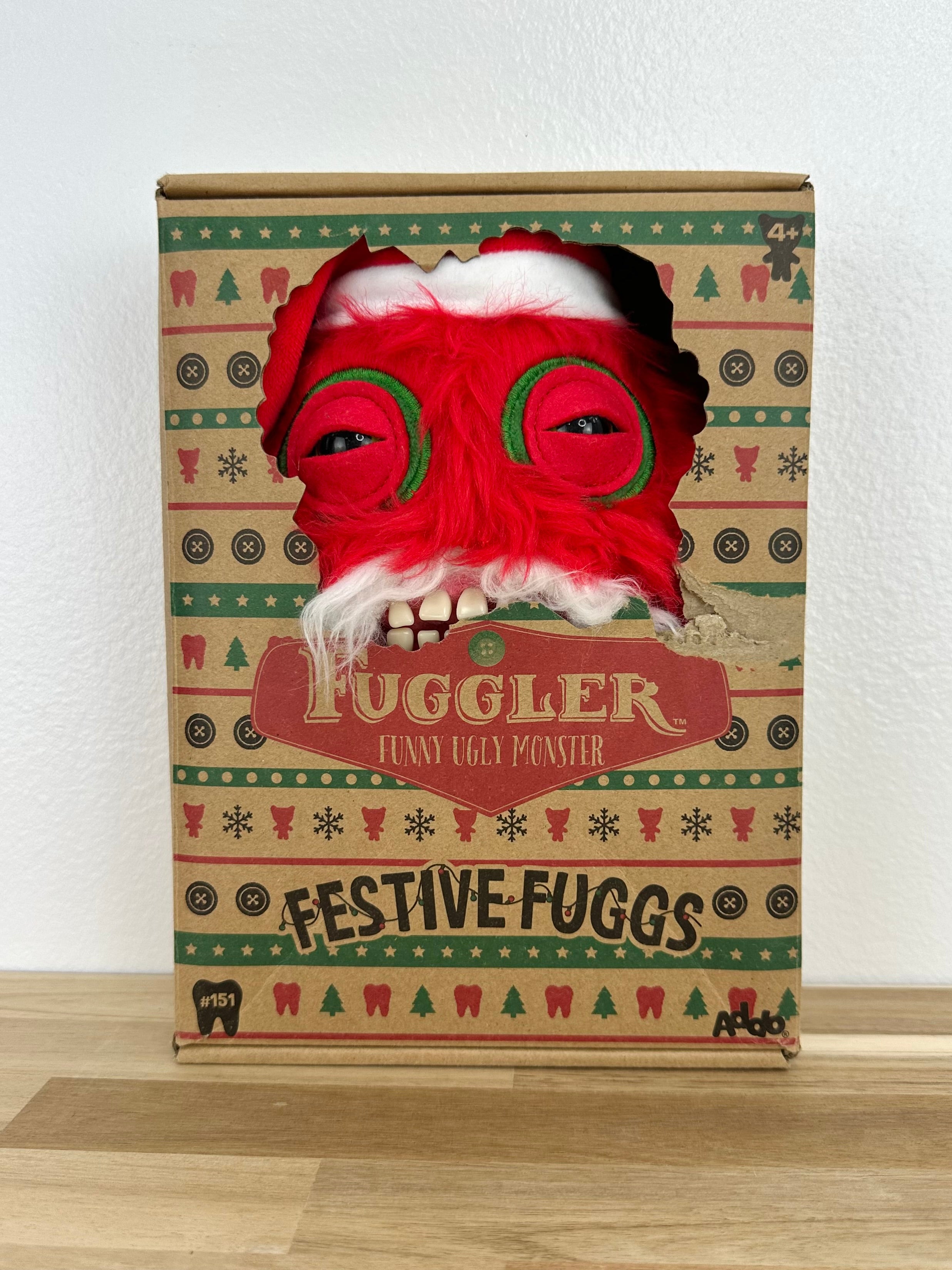 RETIRED • Santa Mr. Needles Fuggler • Festive Fuggs • Addo • Open Box
