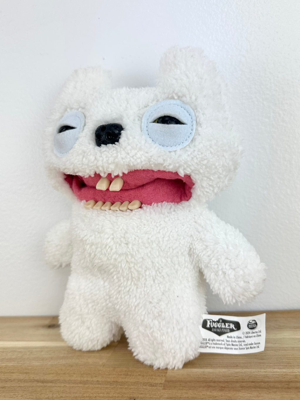*RARE* Fuggler Stinkface • Fart Face • Addo • White Plush • MINT Condition • No Box