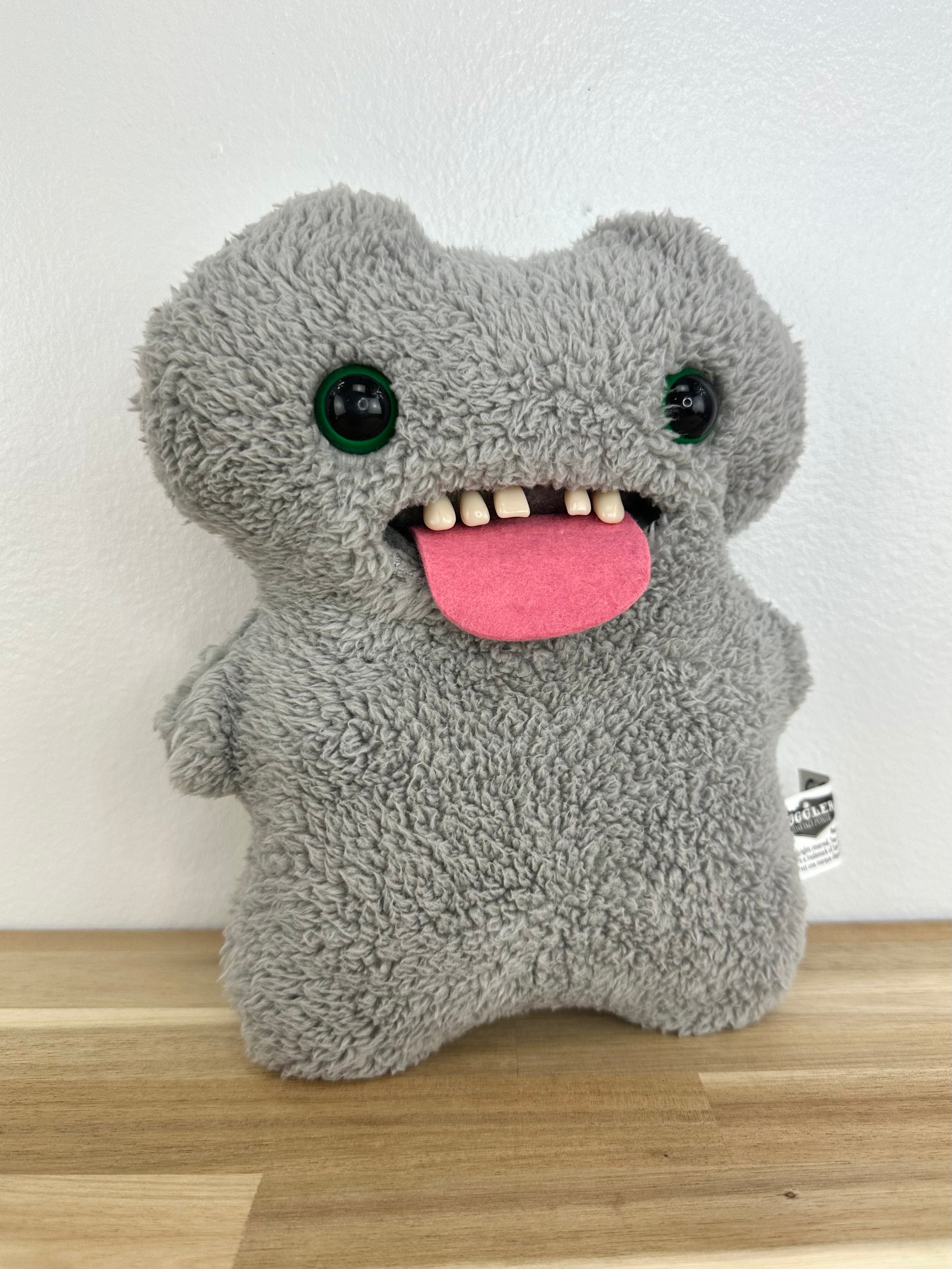 Gaptooth McGoo Fuggler • Grey Plush • Addo Play • MINT Condition • UK Exclusive • No Box