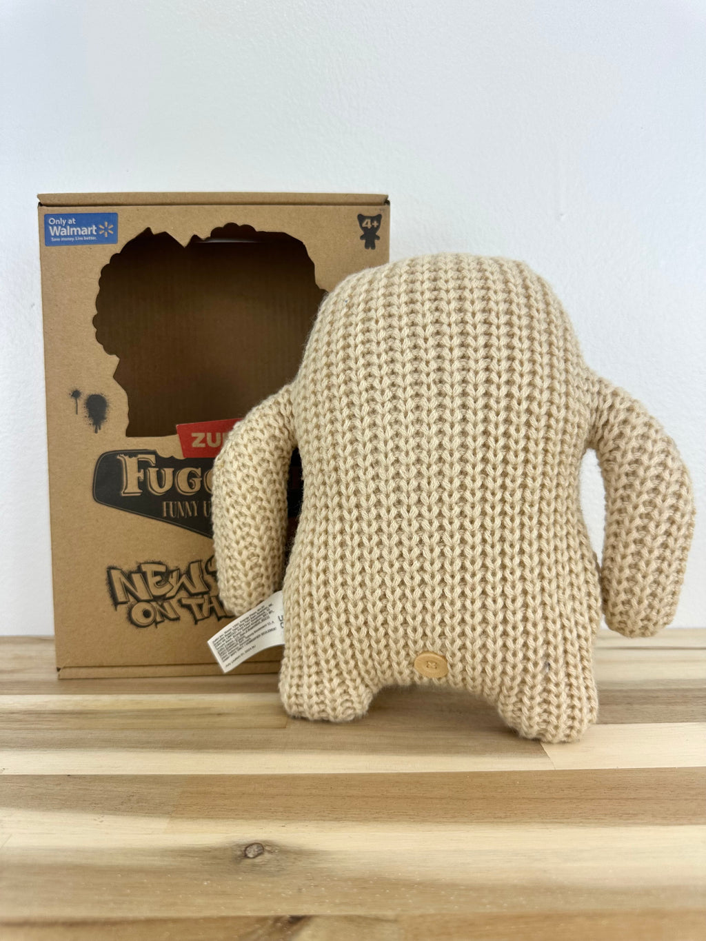 Mr. Needles Fuggler - Cream Knit - New Fuggs - Zuru - Mint Condition - Open Box