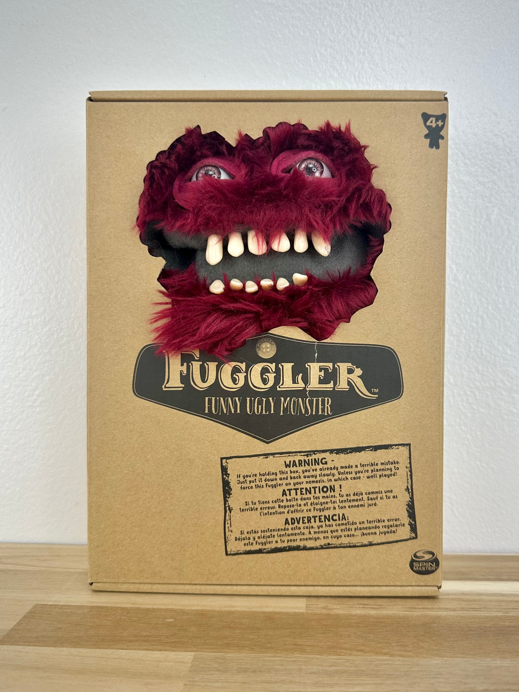 RARE * Fuggler Count Underoo Mcgoo Burgundy/Maroon • NEW in Open Box •