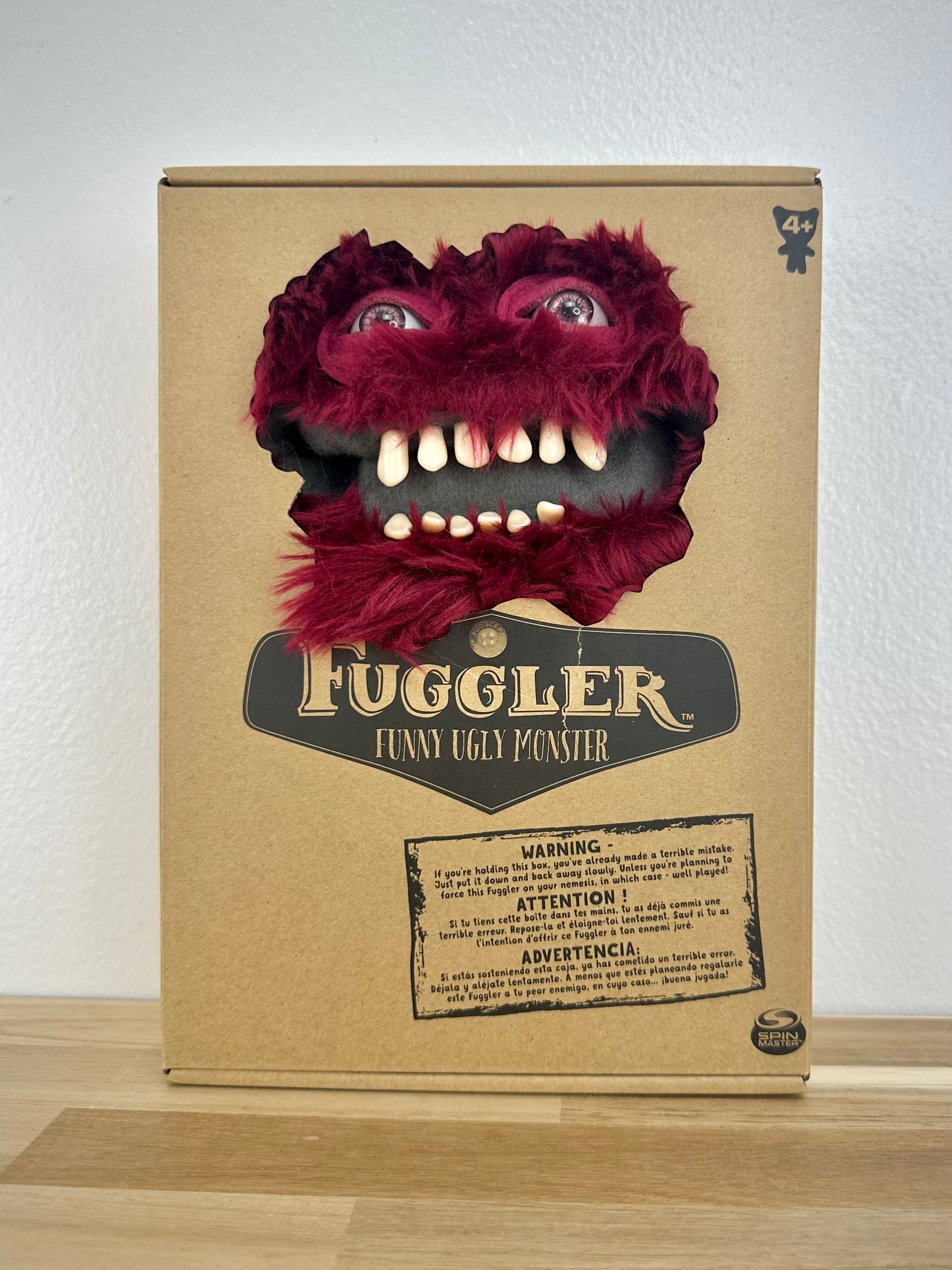RARE * Fuggler Count Underoo Mcgoo Burgundy/Maroon • NEW in Open Box •