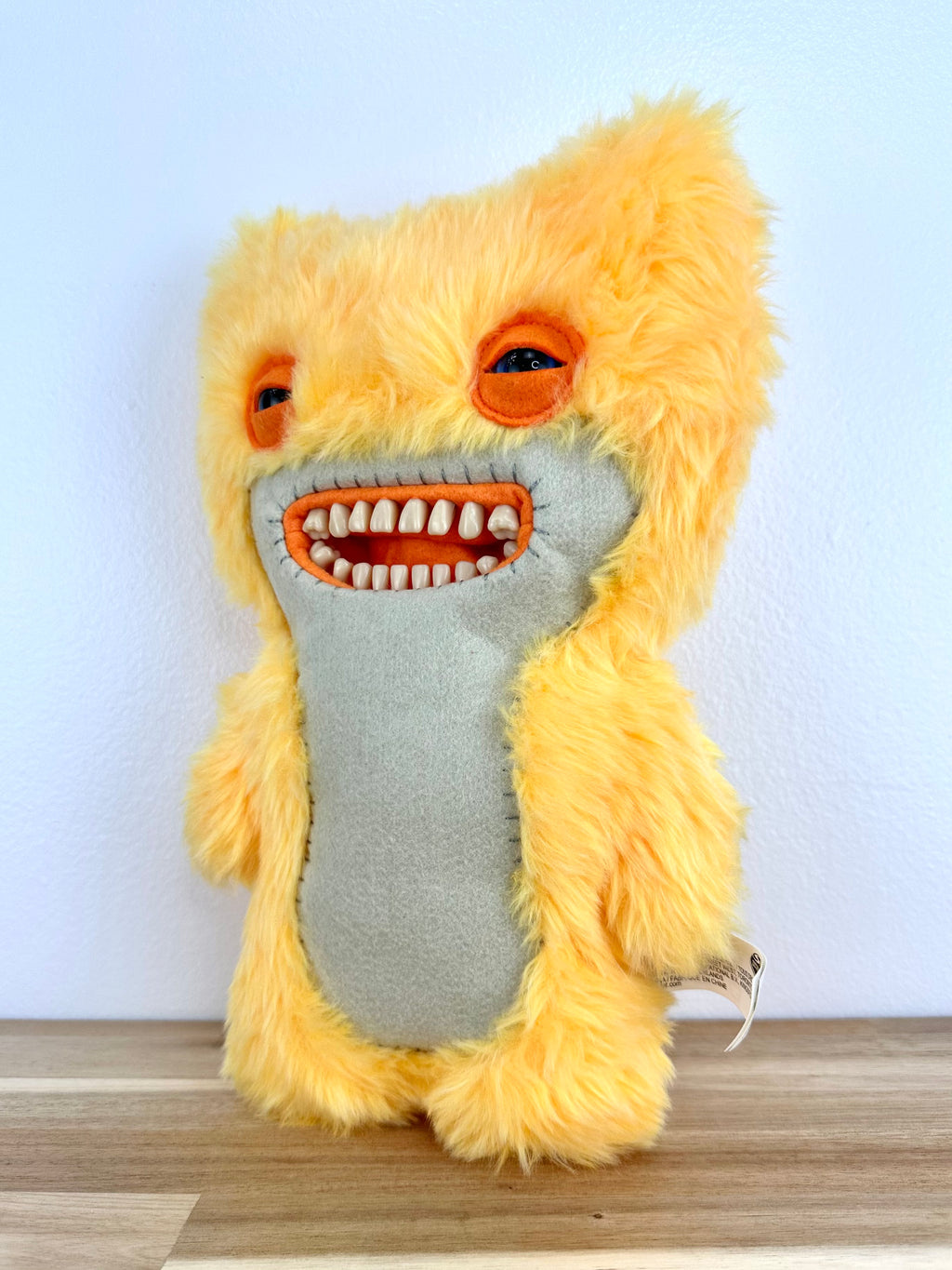 RETIRED * Fuggler Yellow Awkward Bear • Spin Master • MINT Condition • No Box