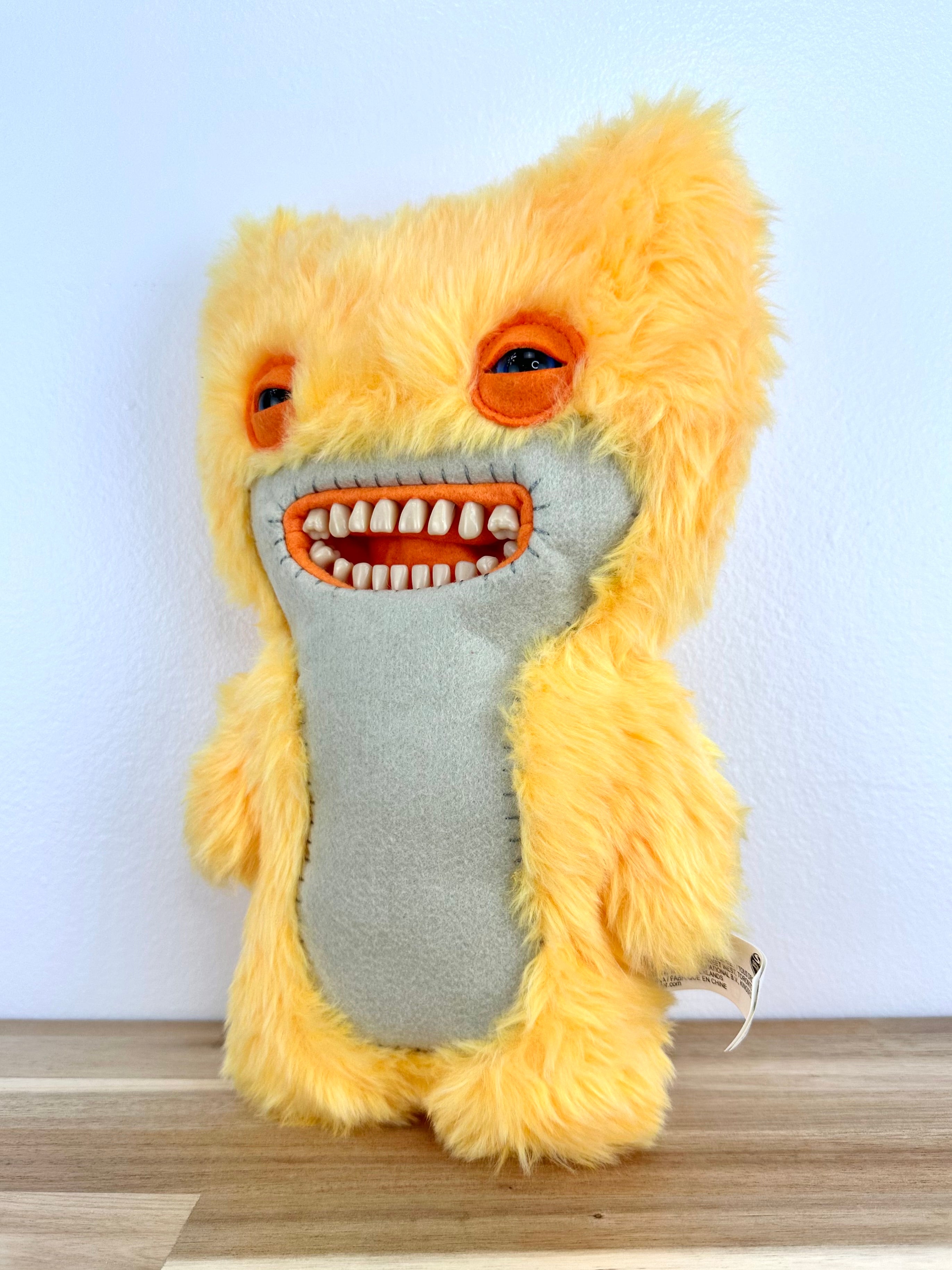 RETIRED * Fuggler Yellow Awkward Bear • Spin Master • MINT Condition • No Box