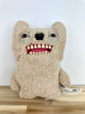 Old Toothblock Fuggler - Cream Plush - Spin Master Original - Mint Condition - No Box