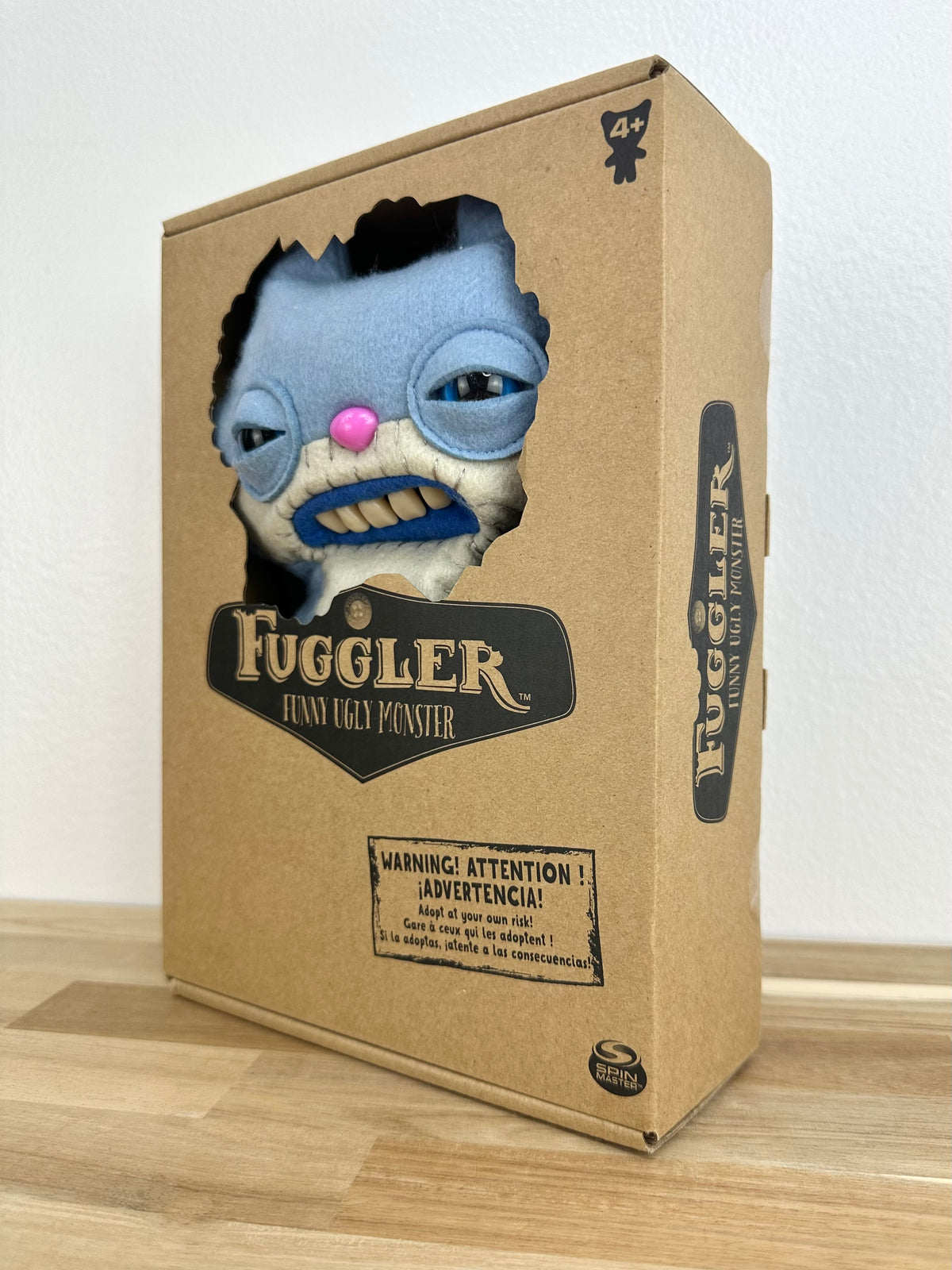 Sketchy Squirrel Fuggler - Periwinkle Blue - Spin Master Original - Retired - Sealed Box