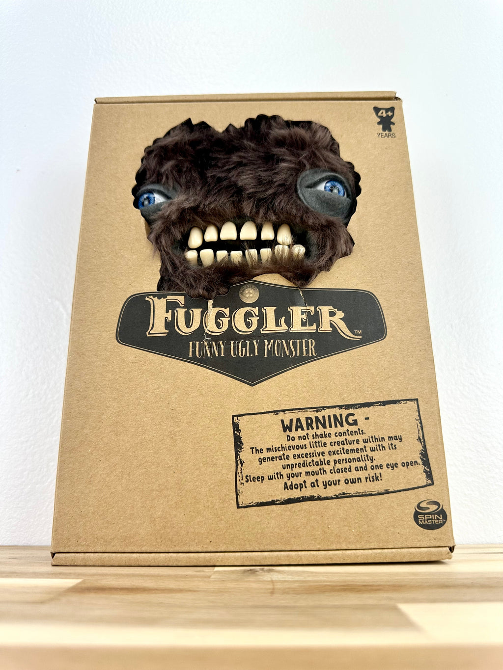 Munch Munch Fuggler - Spin Master - Brown Fur - Rare - Open Box