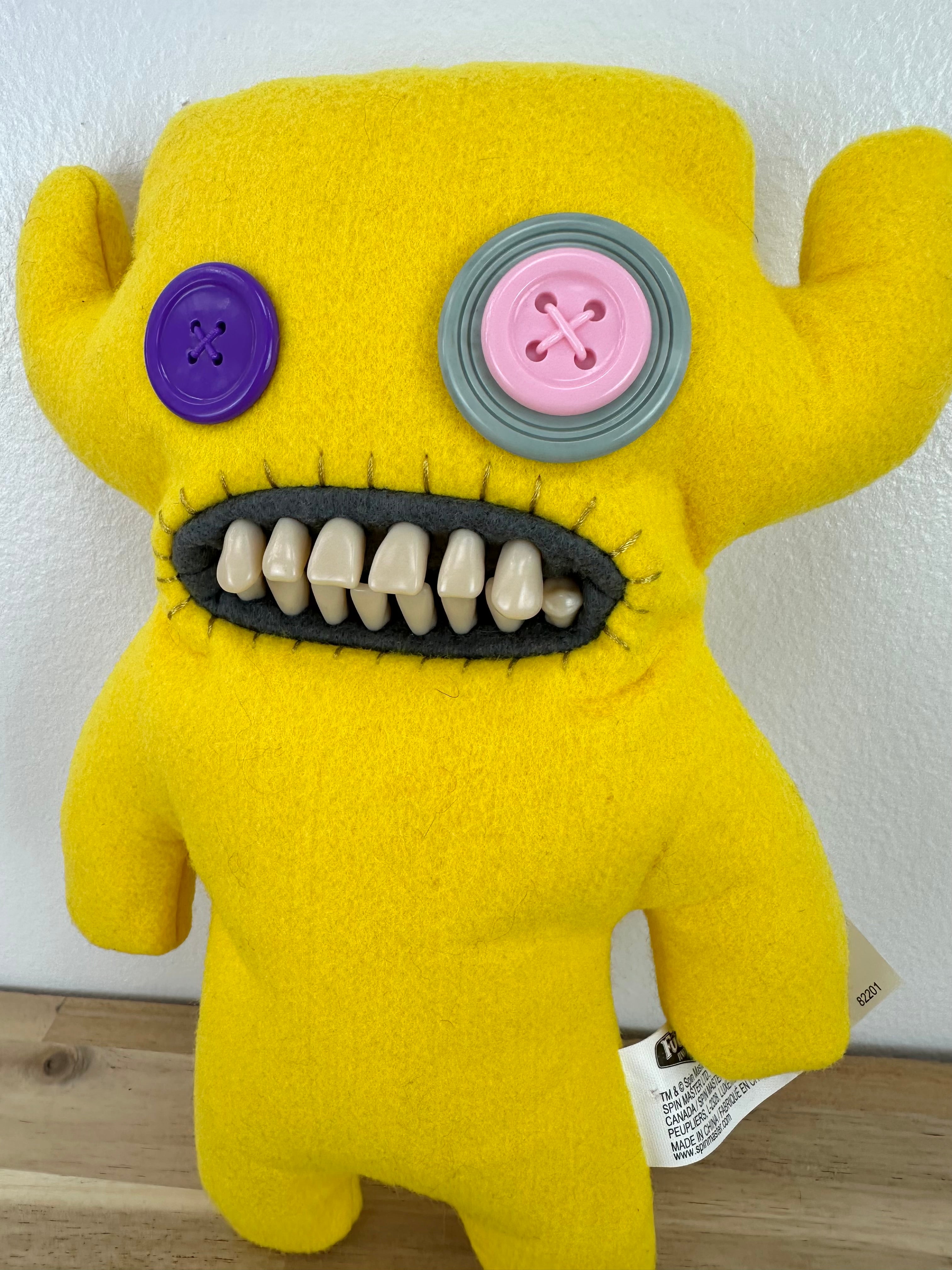 RETIRED * Fuggler Yellow Grumpy Grumps • Spin Master • MINT Condition • No Box