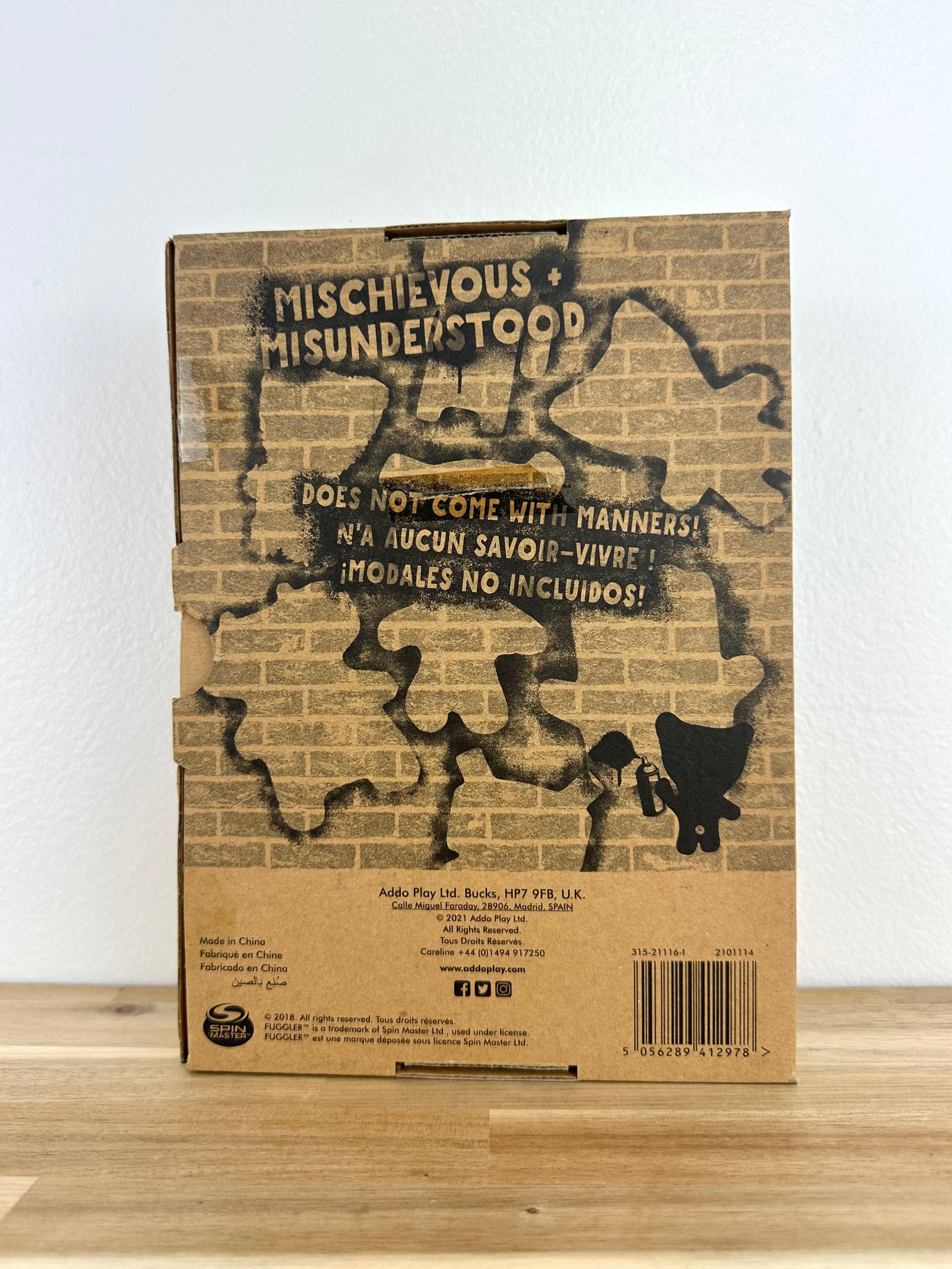 NEW • Gaptooth McGoo Fuggler • Fuzzy Lilac • Addo • New in Box