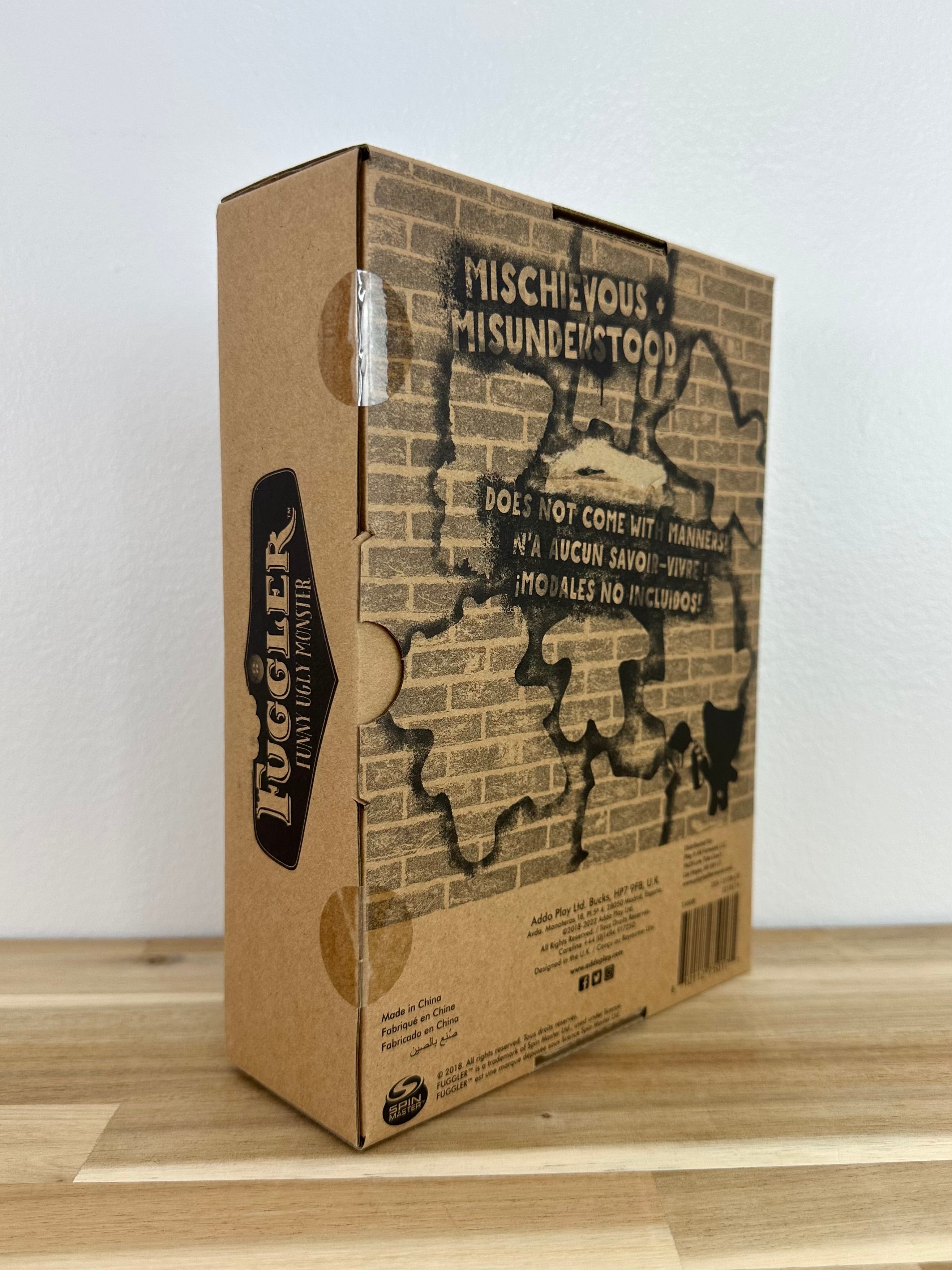 NEW • Gaptooth McGoo Fuggler • Fuzzy Cream • Snuggler Edition • Addo • UK Exclusive • SEALED Box