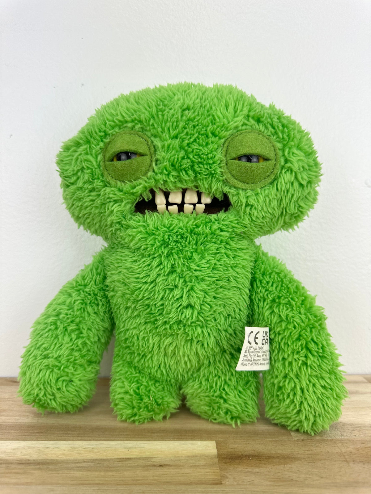 Squidge Fuggler - Fuzzy Green - Snuggler Edition - Addo - UK Exclusive - Retired - Mint Condition - No Box