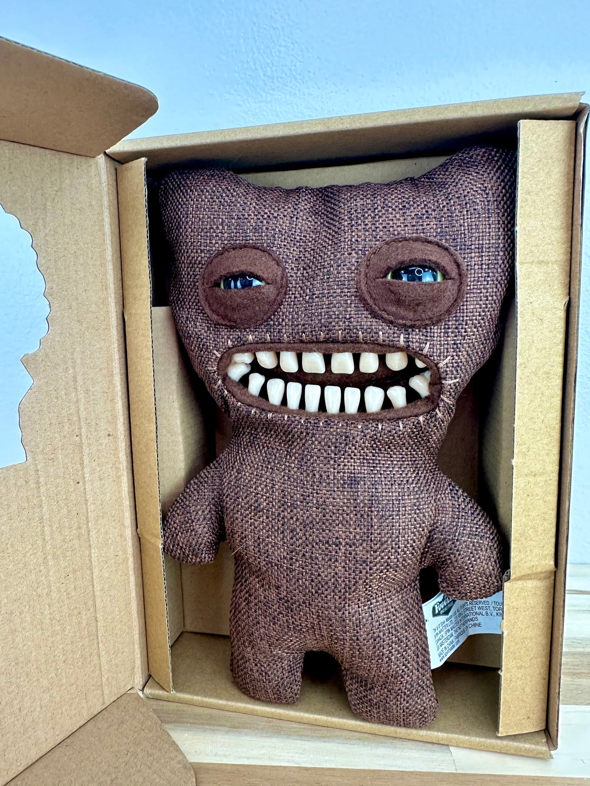Mr. Buttons Chase Fuggler - Brown Burlap - Spin Master - Grail - Open Box With Certificate