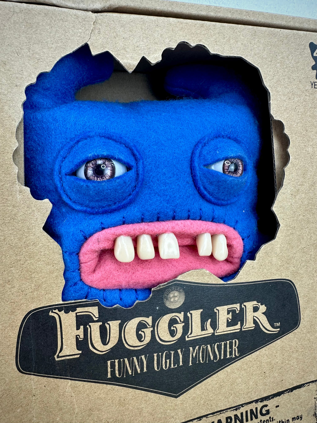 * RARE * Fuggler Sir Horns Alot • Blue Felt • Spin Master Original • New in SEALED Box