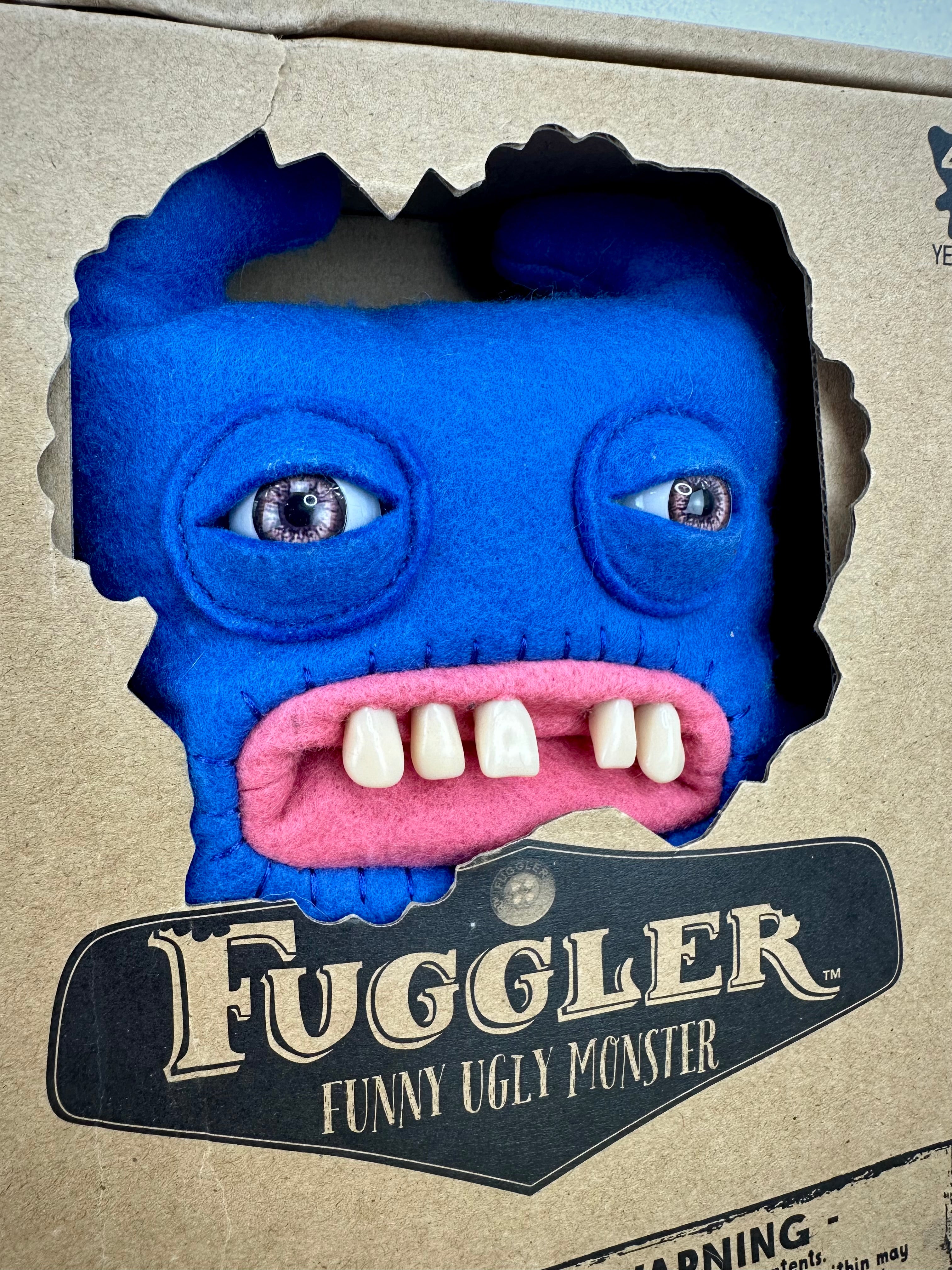 * RARE * Fuggler Sir Horns Alot • Blue Felt • Spin Master Original • New in SEALED Box
