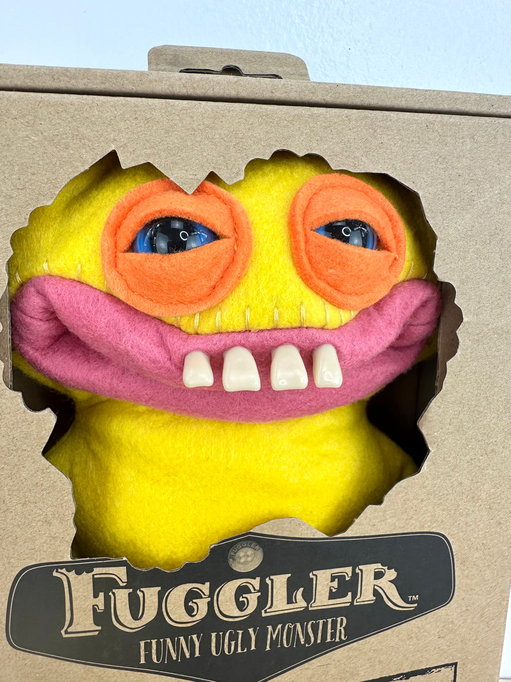 Grin Grin Fuggler - Yellow Felt - Spin Master - Rare - Open Box