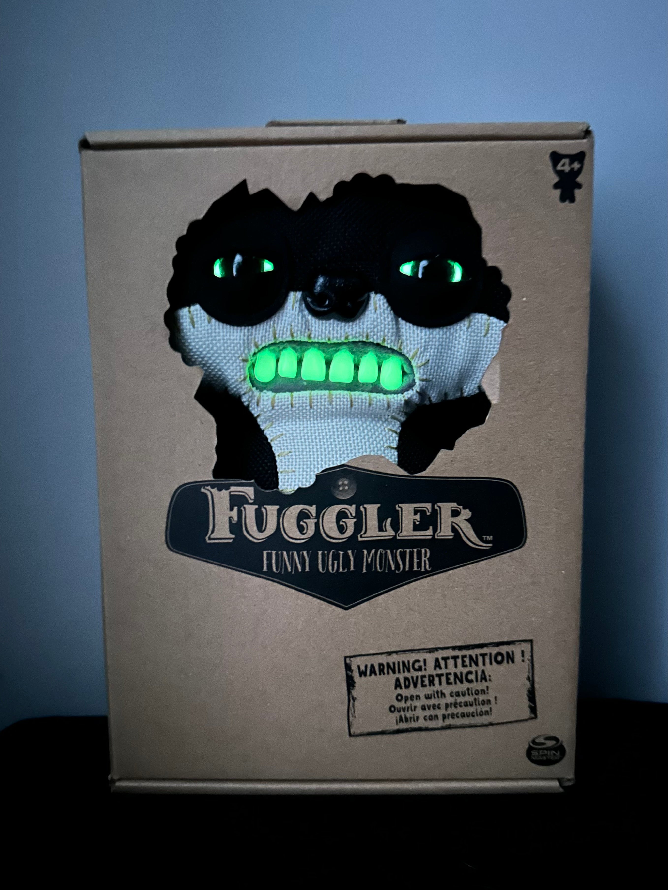 RARE * Fuggler Suspicious Fox • Chase • Black Burlap • Addo Release • NEW in Open Box