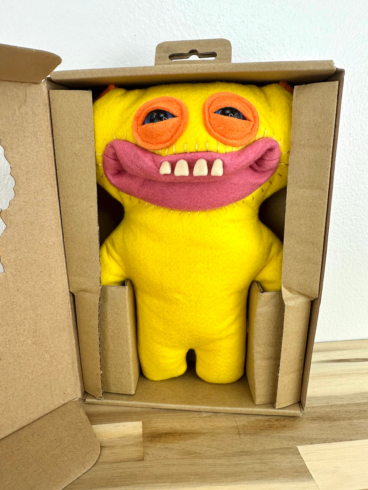 Grin Grin Fuggler - Yellow Felt - Spin Master - Rare - Open Box