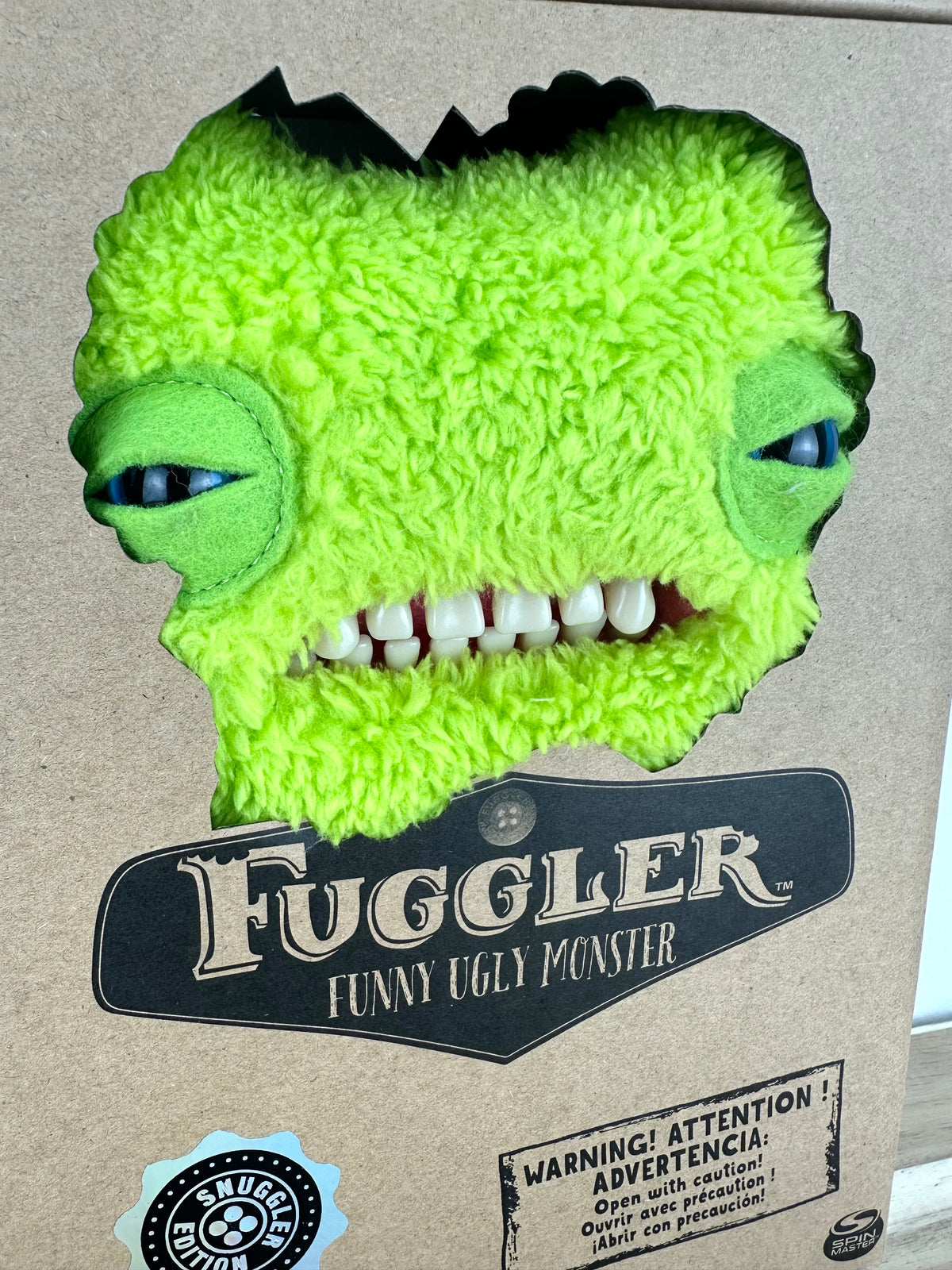 Munch Munch Fuggler - Fuzzy Lime Green - Snuggler Edition - Addo - UK Exclusive - Retired - Sealed Box