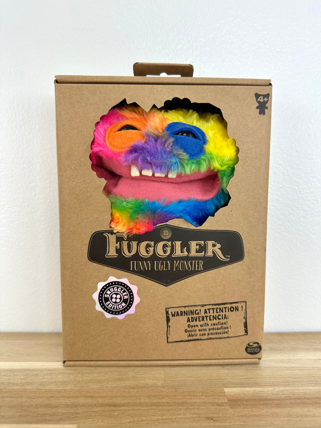 NEW • Grin Grin Fuggler • Fuzzy Rainbow • Snuggler Edition • Addo • UK Exclusive • New in Box
