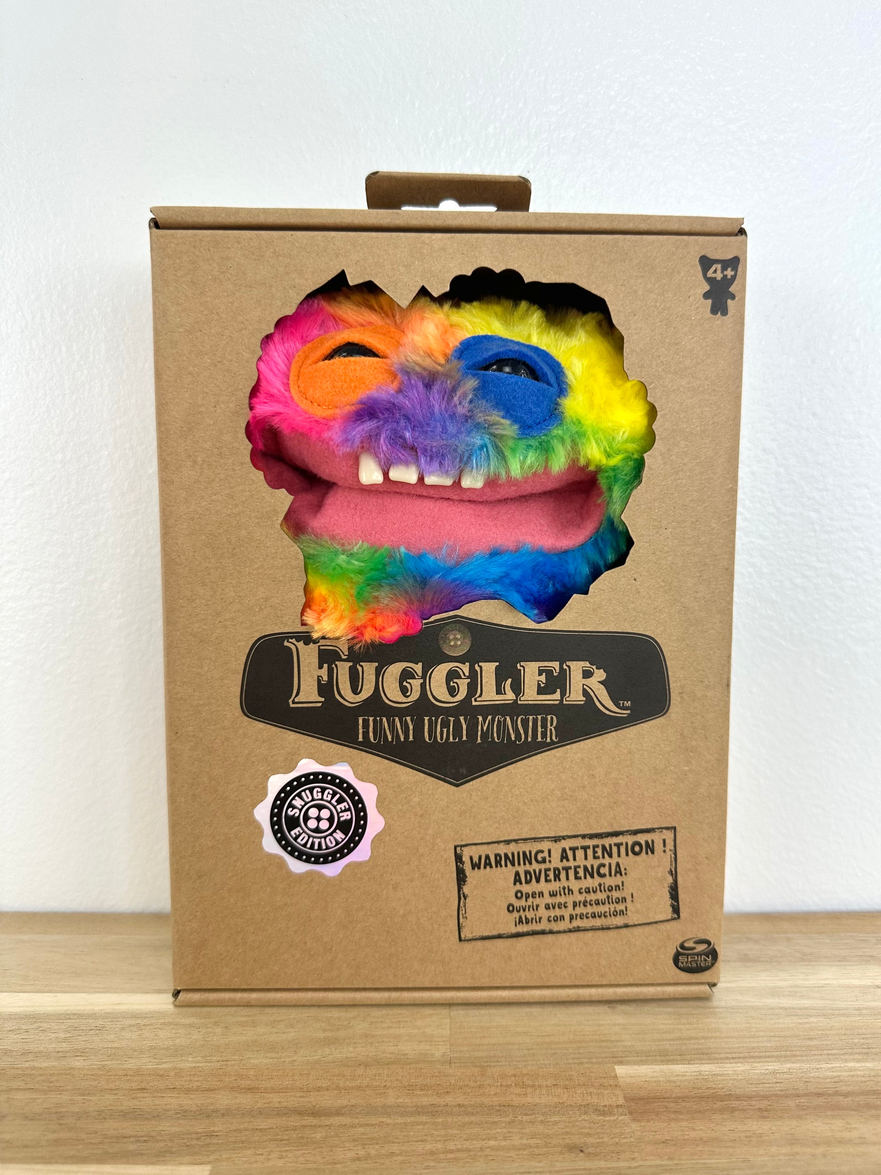 NEW • Grin Grin Fuggler • Fuzzy Rainbow • Snuggler Edition • Addo • UK Exclusive • New in Box