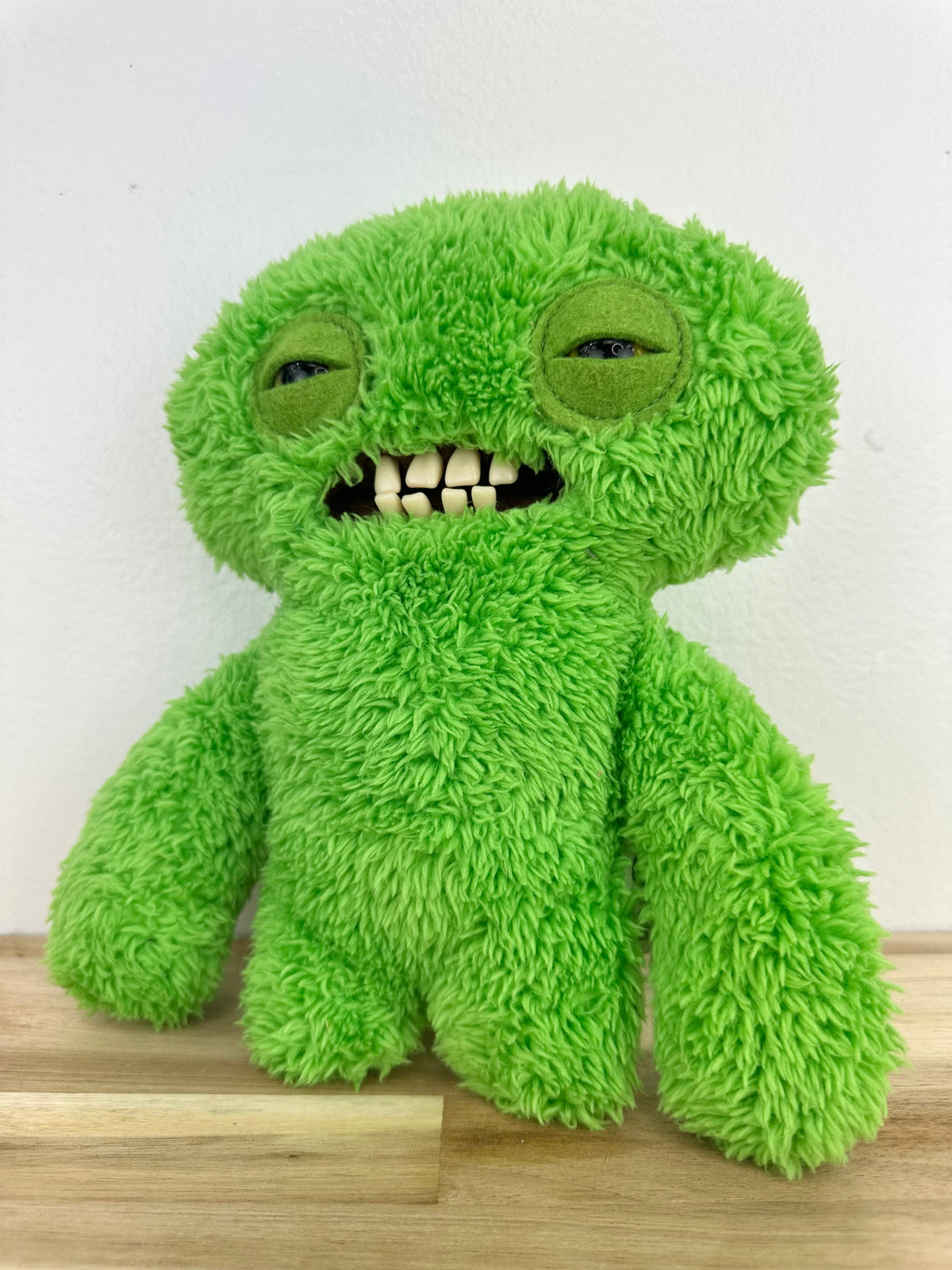Squidge Fuggler - Fuzzy Green - Snuggler Edition - Addo - UK Exclusive - Retired - Mint Condition - No Box