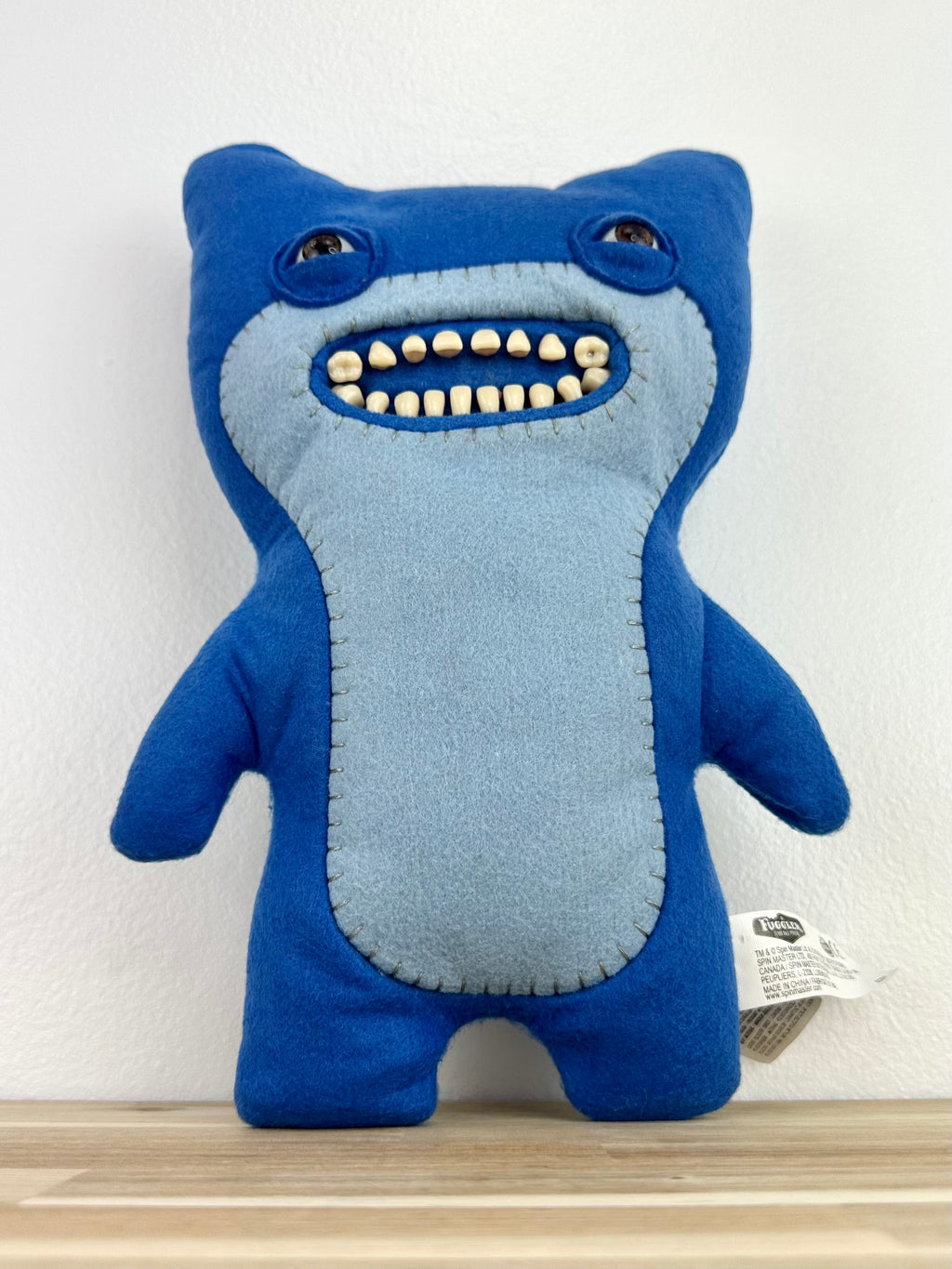 RETIRED * Fuggler Blue Awkward Bear • Spin Master • MINT Condition • No Box